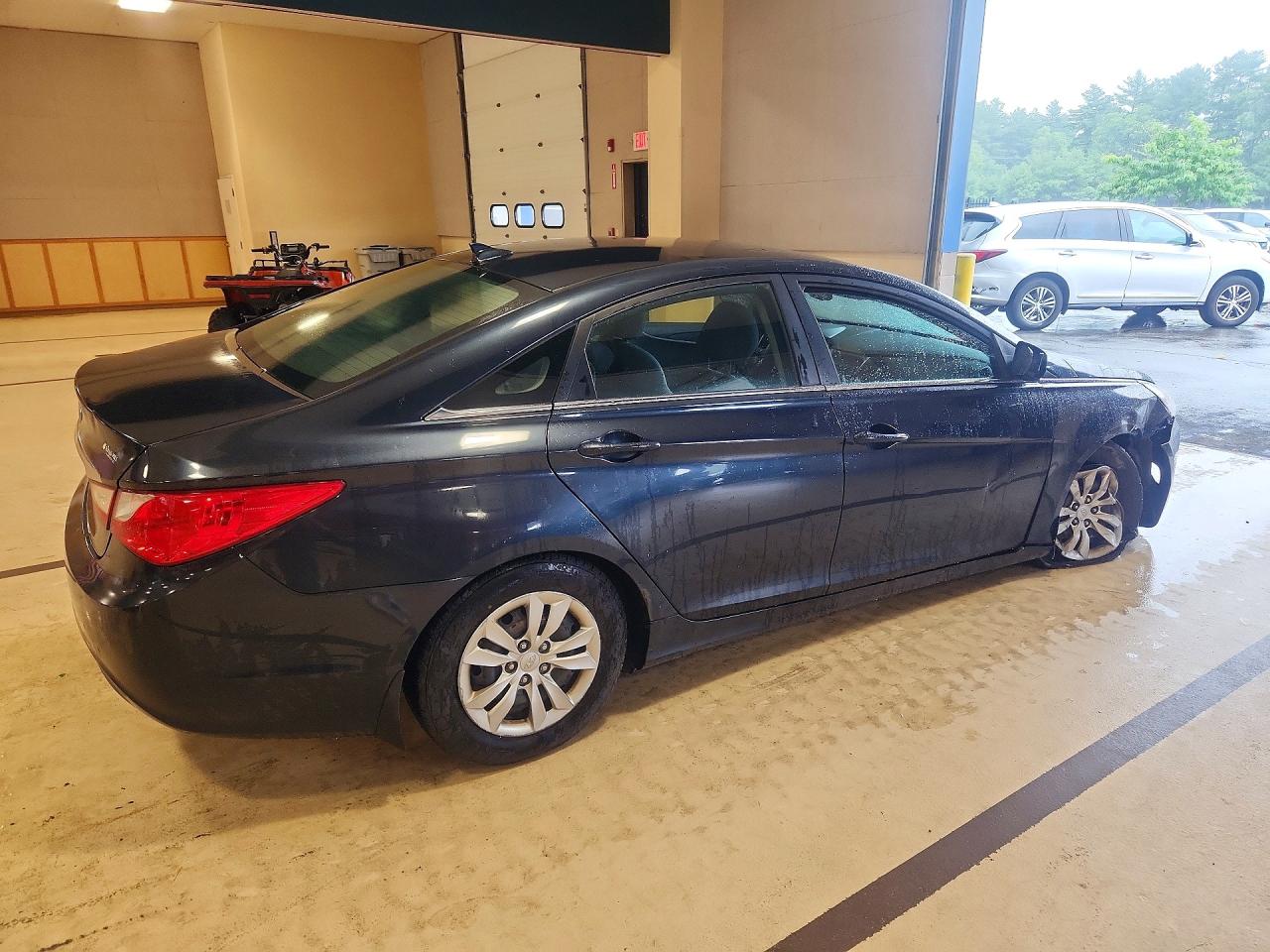 2012 Hyundai Sonata Gls Blue vin: 5NPEB4AC7CH414853
