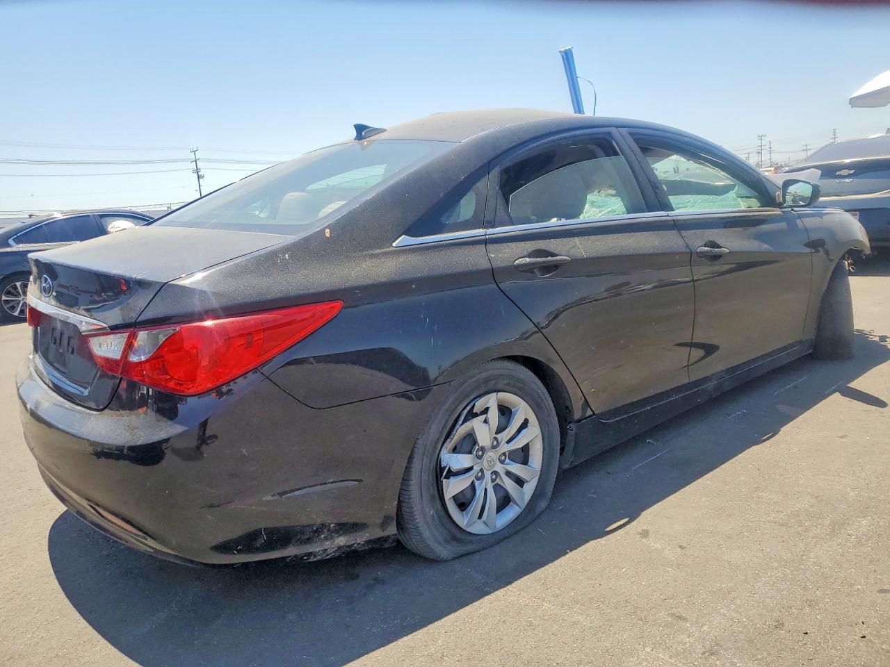 2012 Hyundai Sonata Gls Black vin: 5NPEB4AC7CH436139