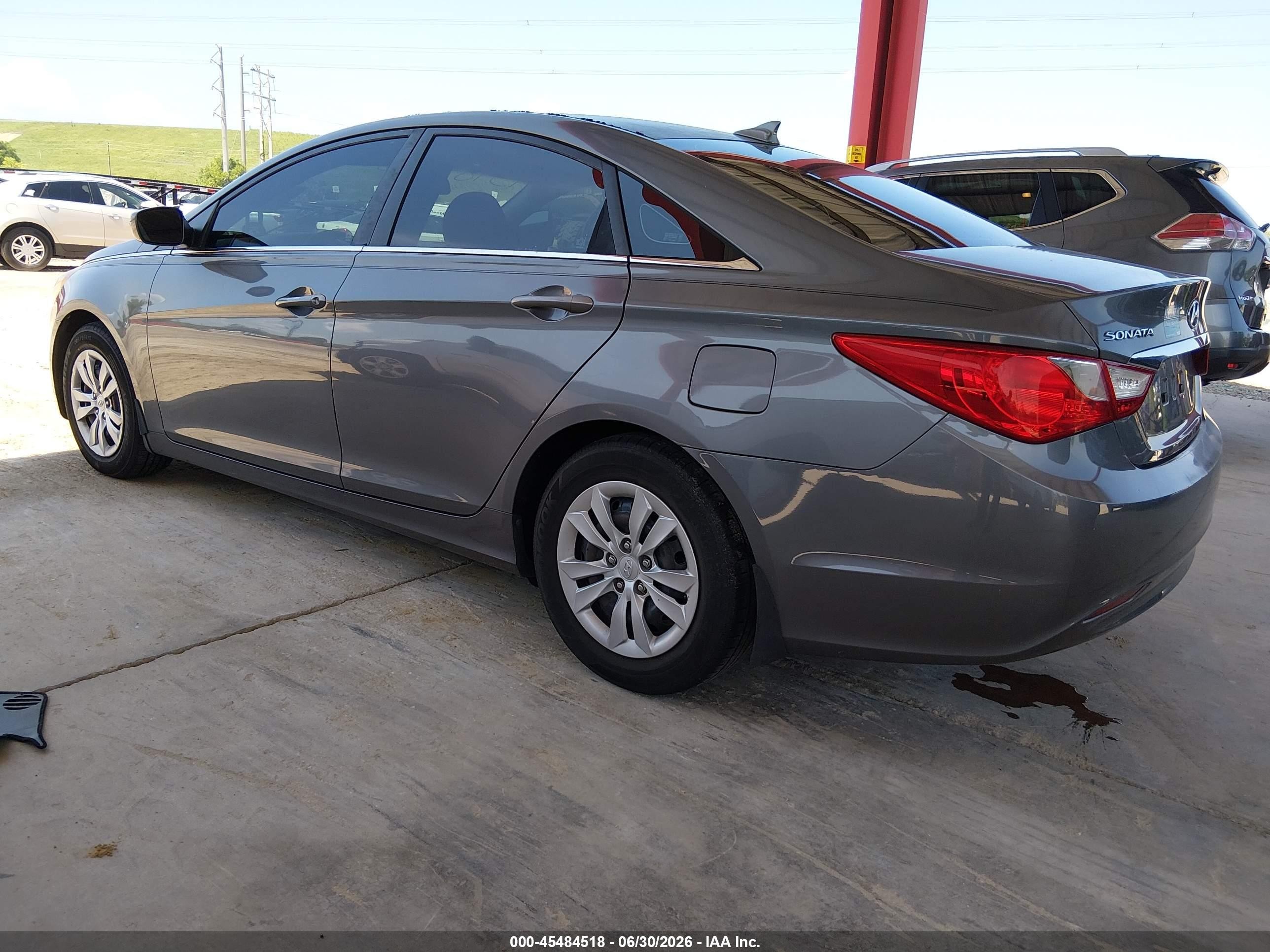 2012 Hyundai Sonata Gls Gray vin: 5NPEB4AC7CH440918