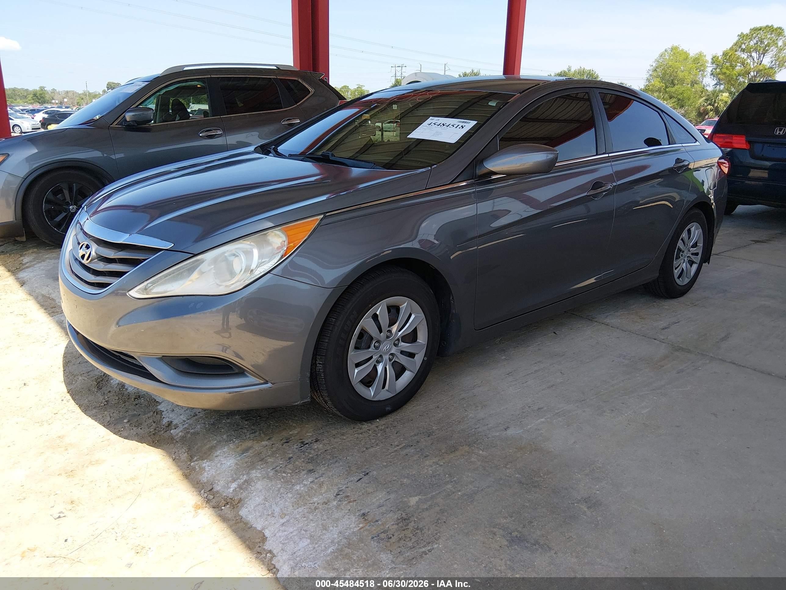 2012 Hyundai Sonata Gls Gray vin: 5NPEB4AC7CH440918