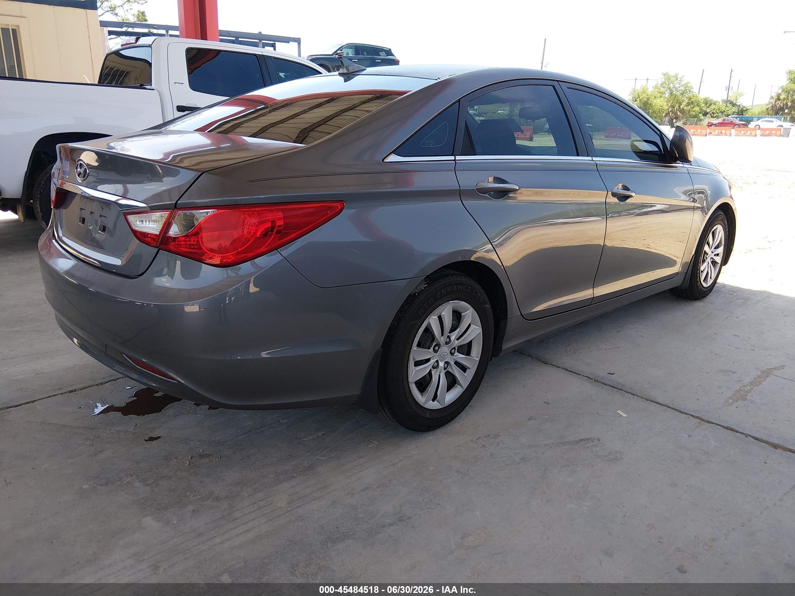 2012 Hyundai Sonata Gls Gray vin: 5NPEB4AC7CH440918