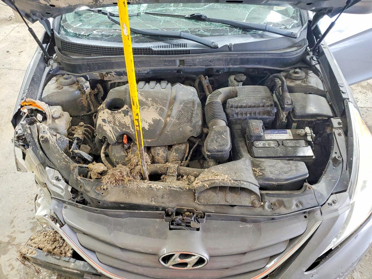 2012 Hyundai Sonata Gls Gray vin: 5NPEB4AC7CH448503