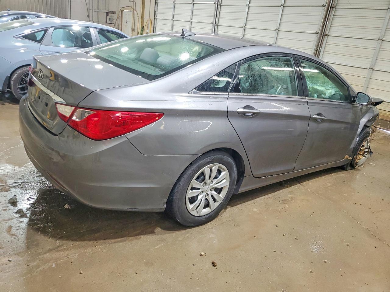 2012 Hyundai Sonata Gls Gray vin: 5NPEB4AC7CH448503