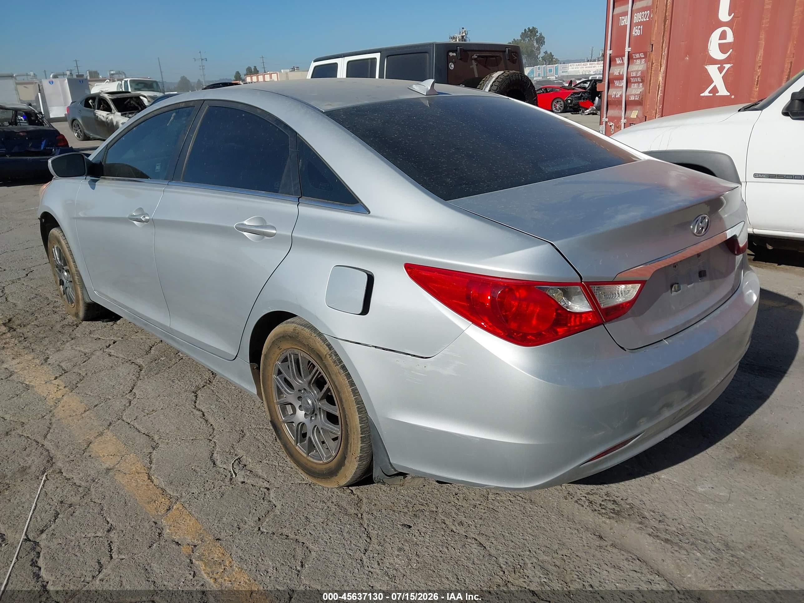 2012 Hyundai Sonata Gls Серебряный vin: 5NPEB4AC7CH449781