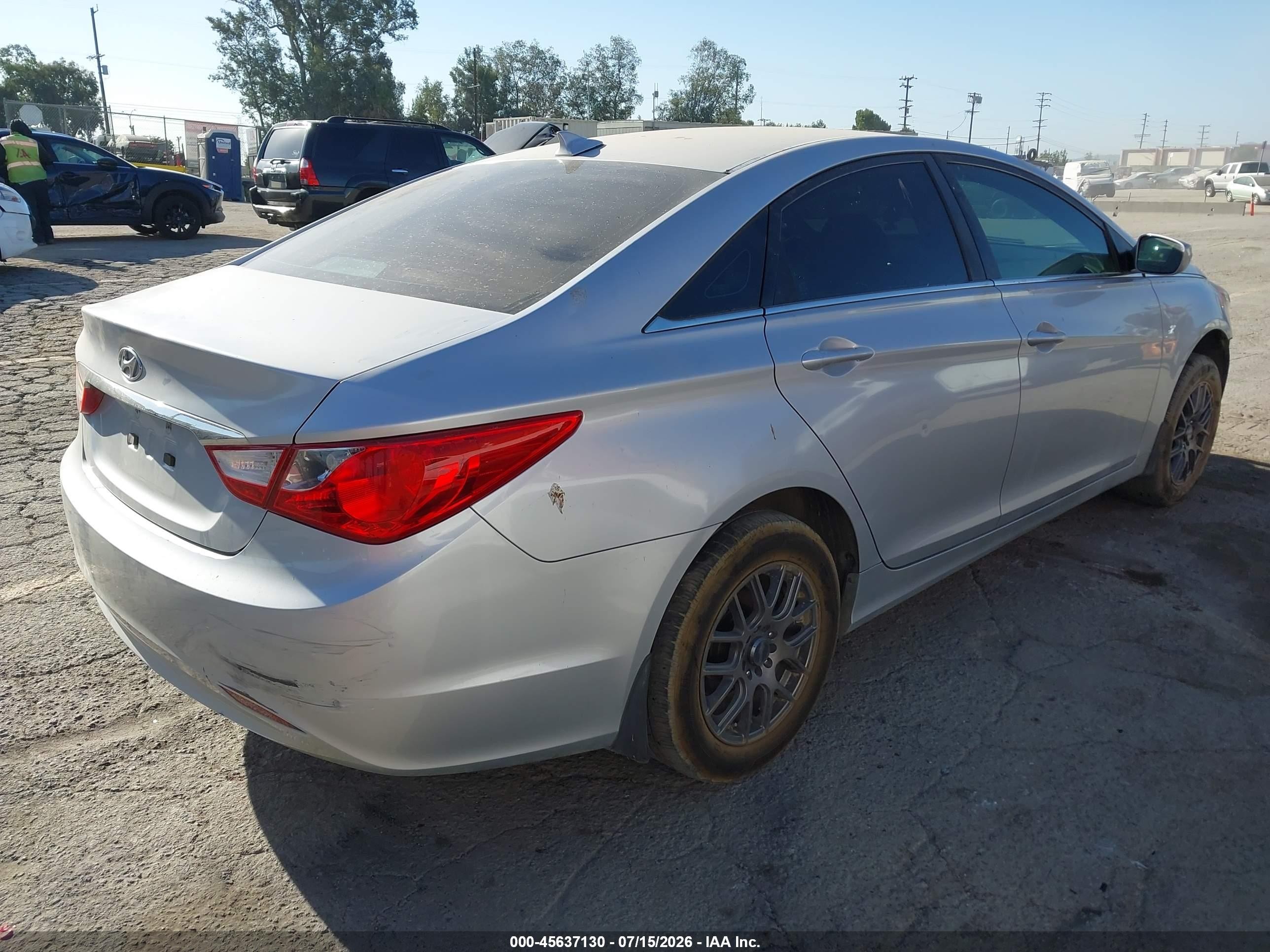 2012 Hyundai Sonata Gls Серебряный vin: 5NPEB4AC7CH449781