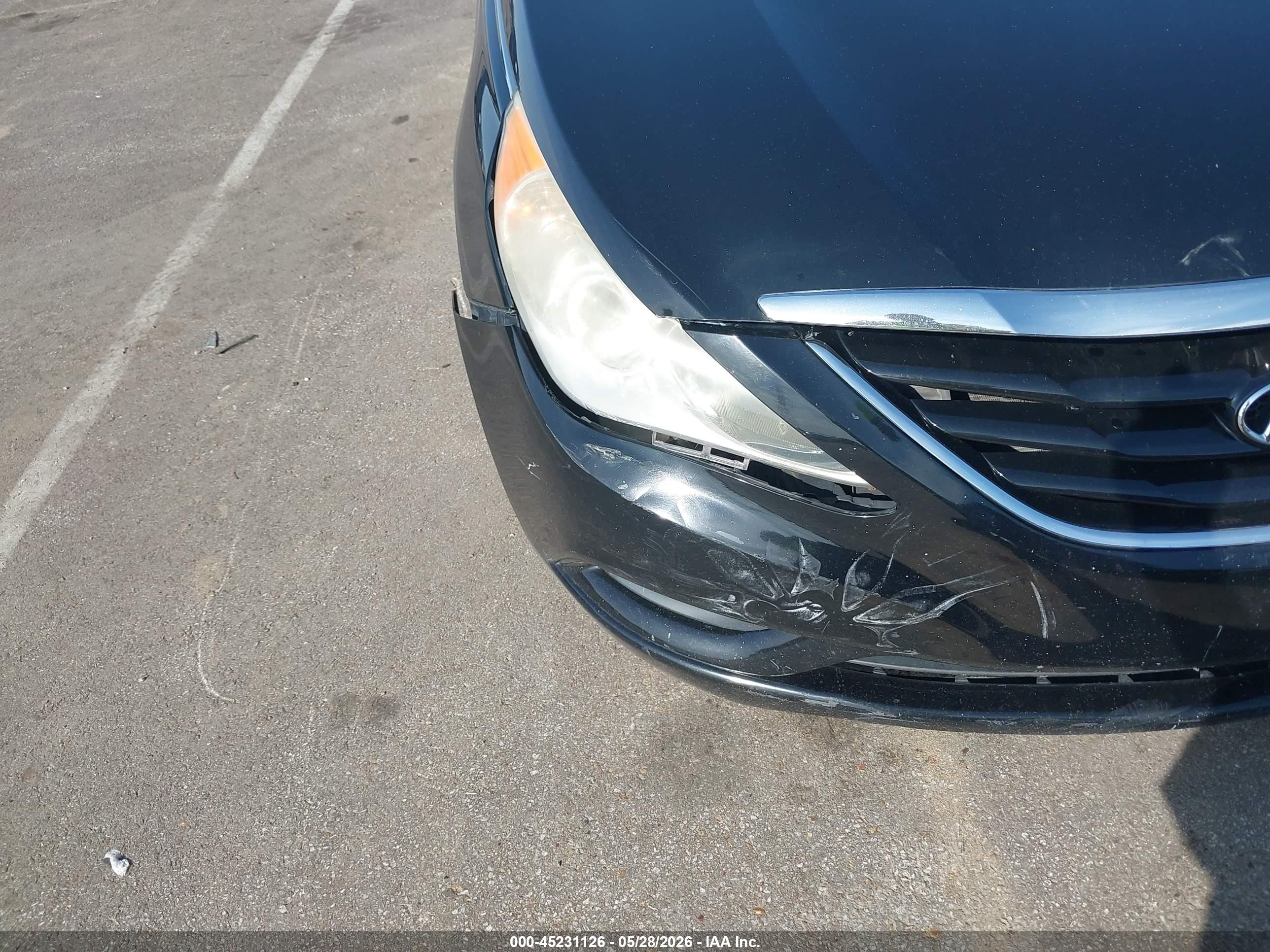 2012 Hyundai Sonata Gls Черный vin: 5NPEB4AC7CH450476