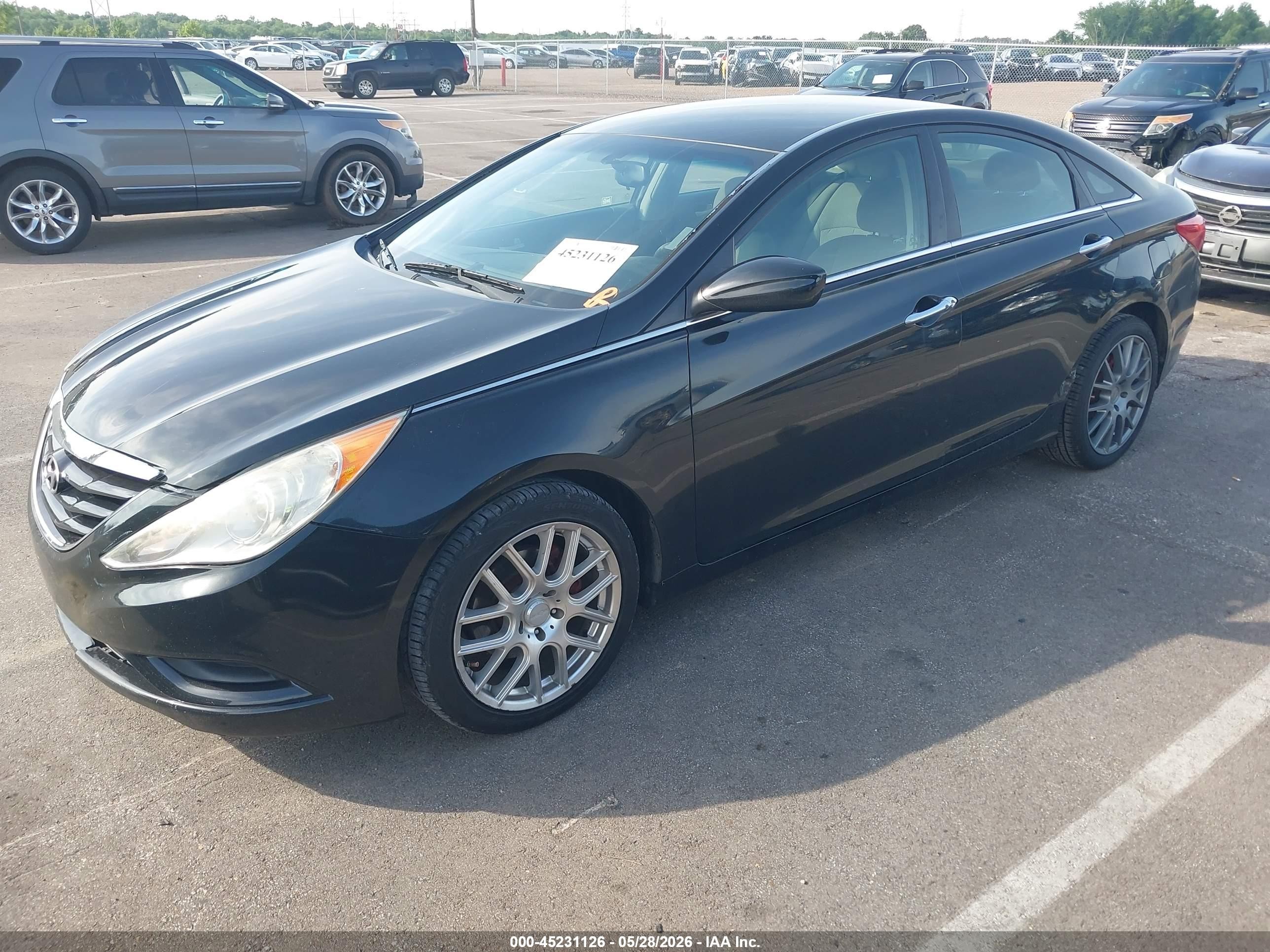 2012 Hyundai Sonata Gls Черный vin: 5NPEB4AC7CH450476