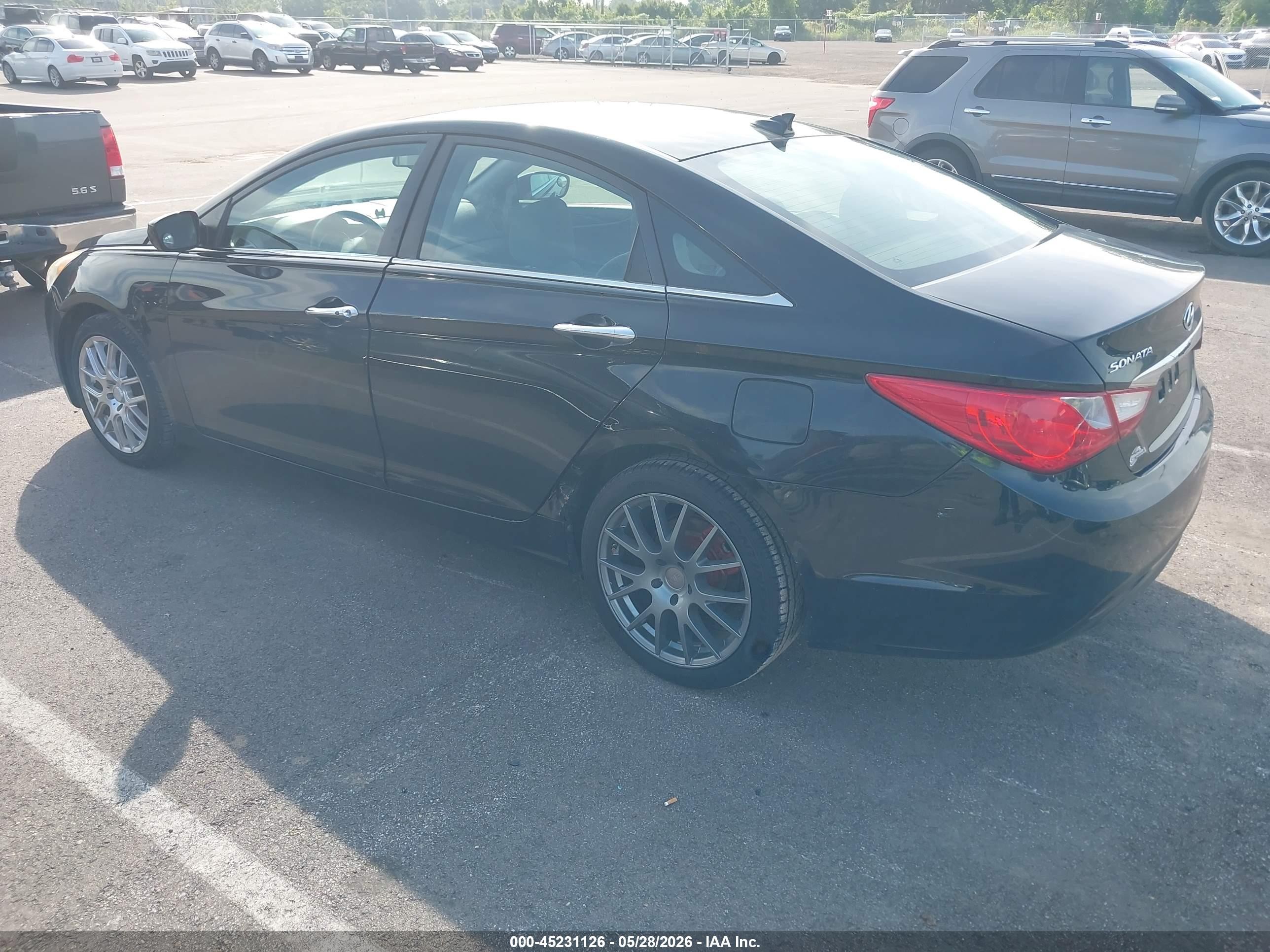 2012 Hyundai Sonata Gls Черный vin: 5NPEB4AC7CH450476