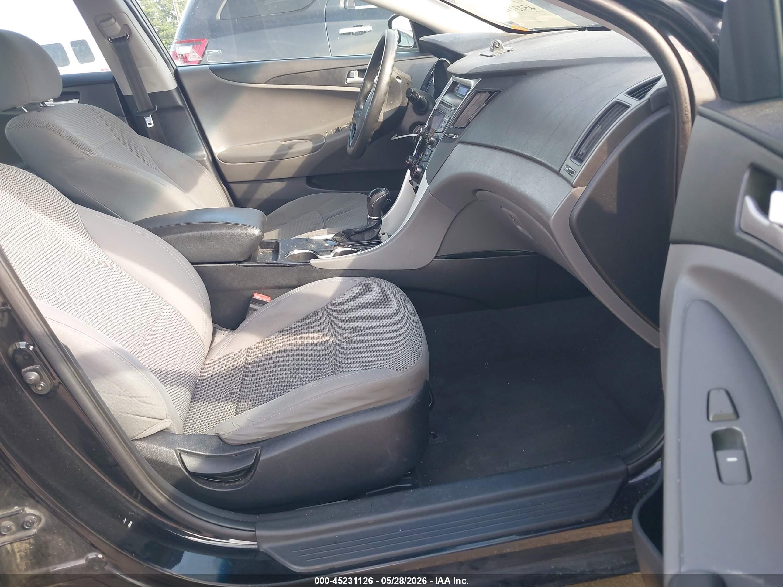 2012 Hyundai Sonata Gls Черный vin: 5NPEB4AC7CH450476