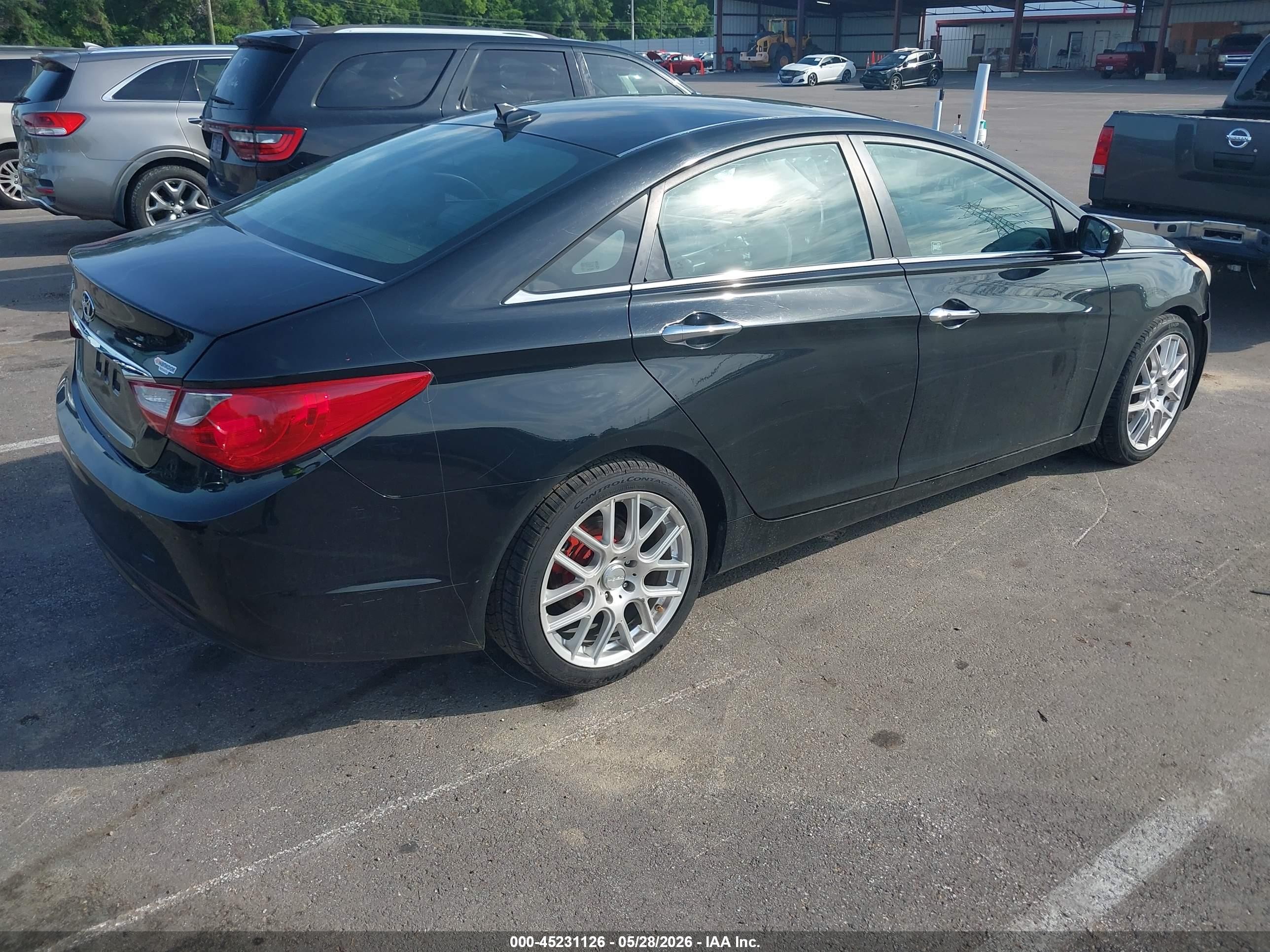 2012 Hyundai Sonata Gls Черный vin: 5NPEB4AC7CH450476
