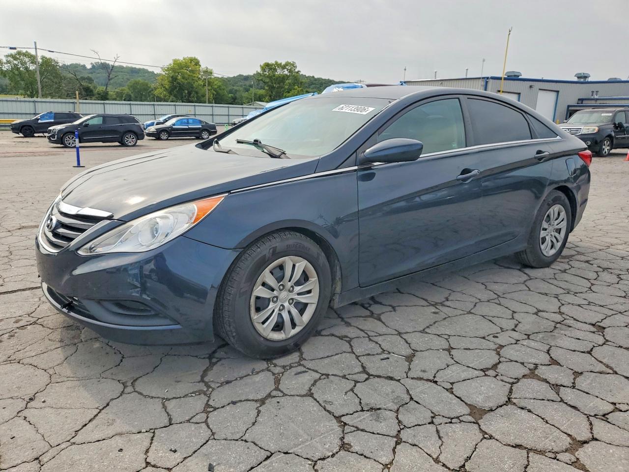 2012 Hyundai Sonata Gls Blue vin: 5NPEB4AC7CH451742