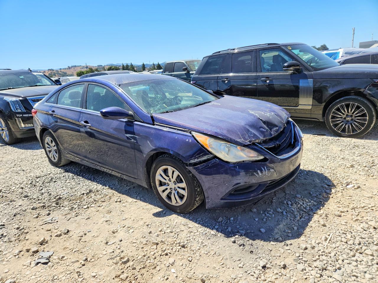 2012 Hyundai Sonata Gls Blue vin: 5NPEB4AC7CH459940