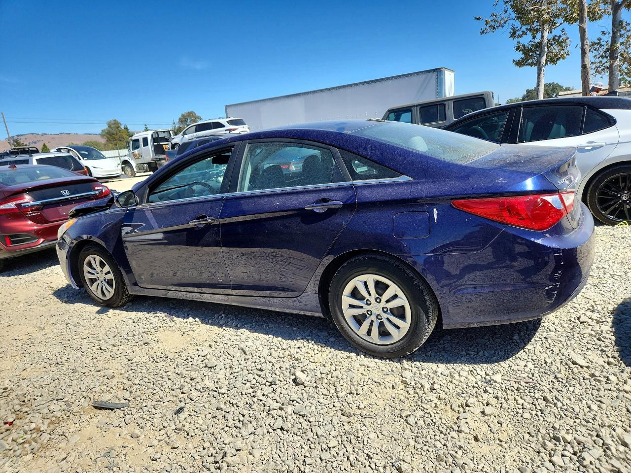 2012 Hyundai Sonata Gls Blue vin: 5NPEB4AC7CH459940