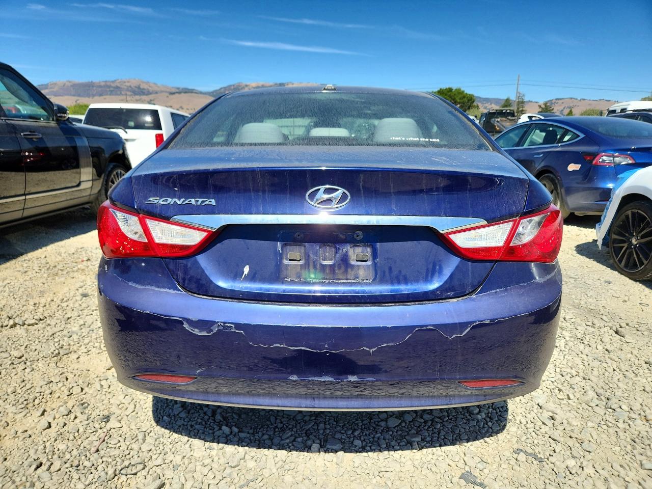 2012 Hyundai Sonata Gls Blue vin: 5NPEB4AC7CH459940