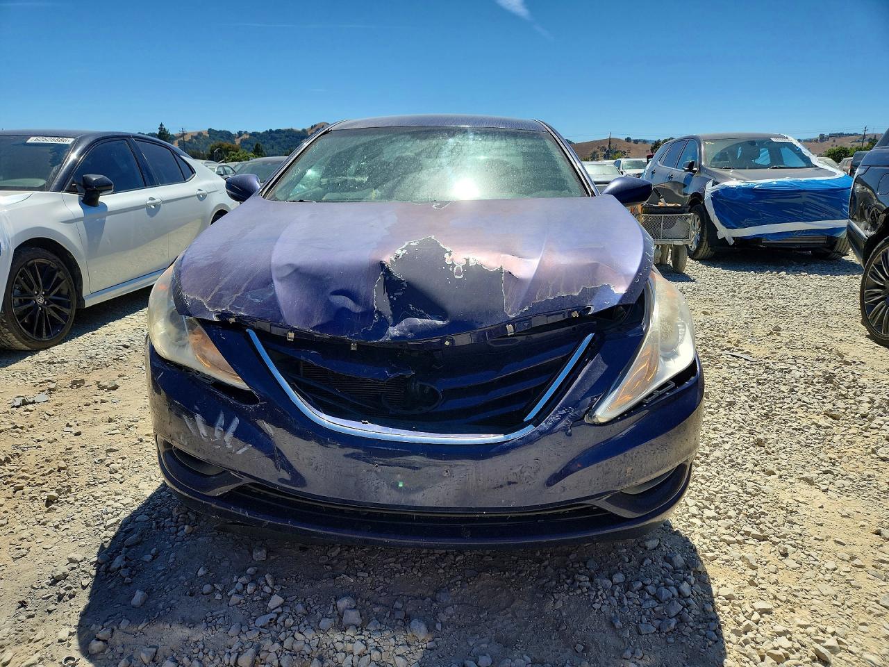 2012 Hyundai Sonata Gls Blue vin: 5NPEB4AC7CH459940