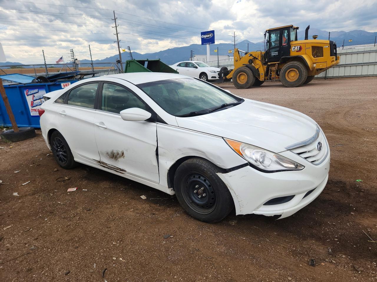 2012 Hyundai Sonata Gls Белый vin: 5NPEB4AC7CH461171