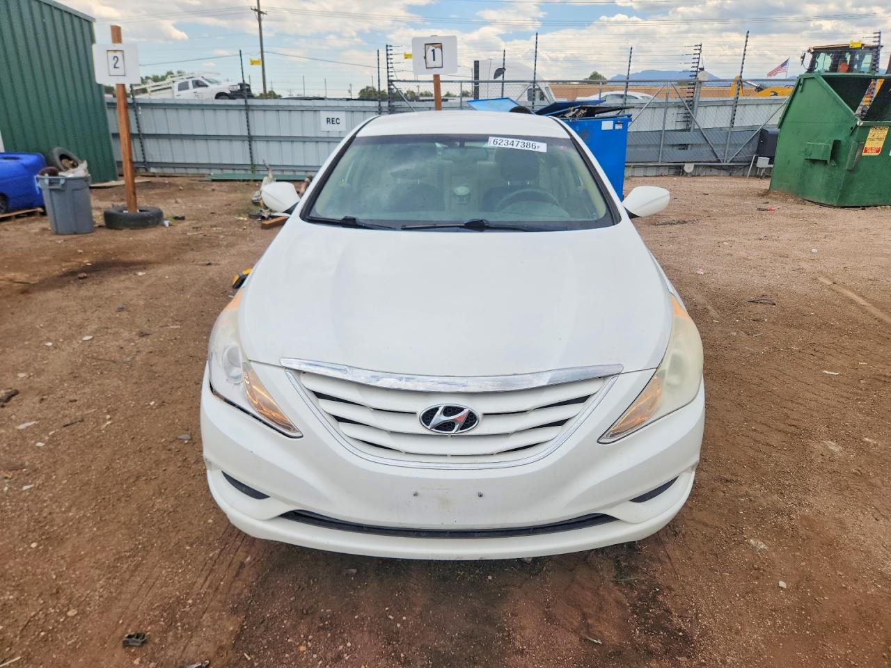 2012 Hyundai Sonata Gls Белый vin: 5NPEB4AC7CH461171