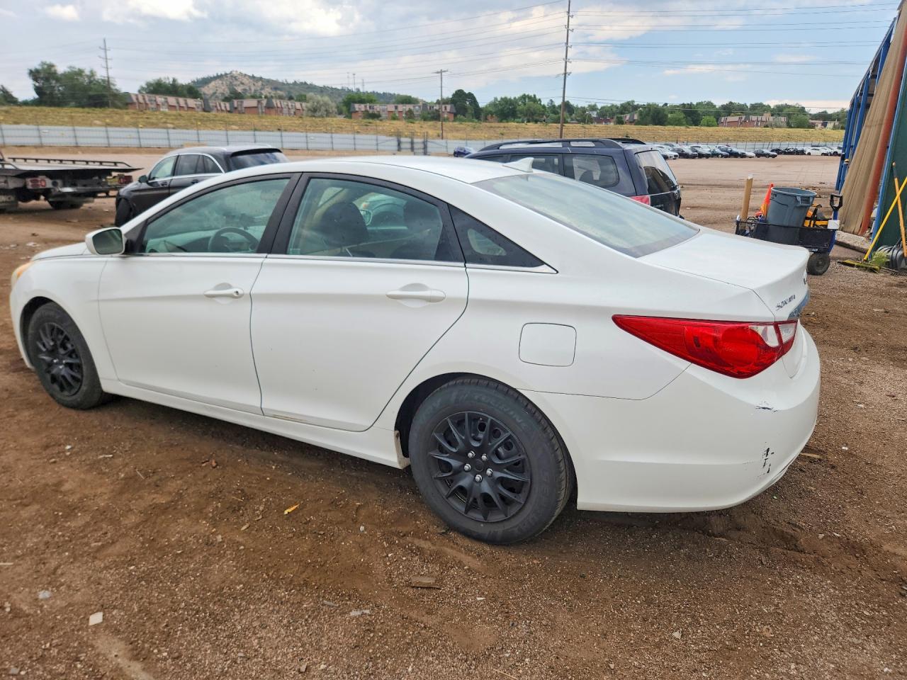 2012 Hyundai Sonata Gls Белый vin: 5NPEB4AC7CH461171