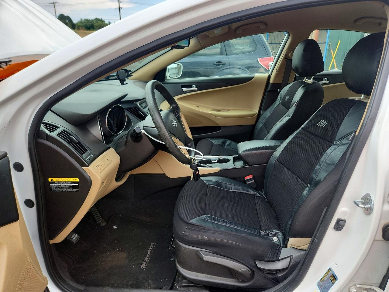 2012 Hyundai Sonata Gls Белый vin: 5NPEB4AC7CH461171