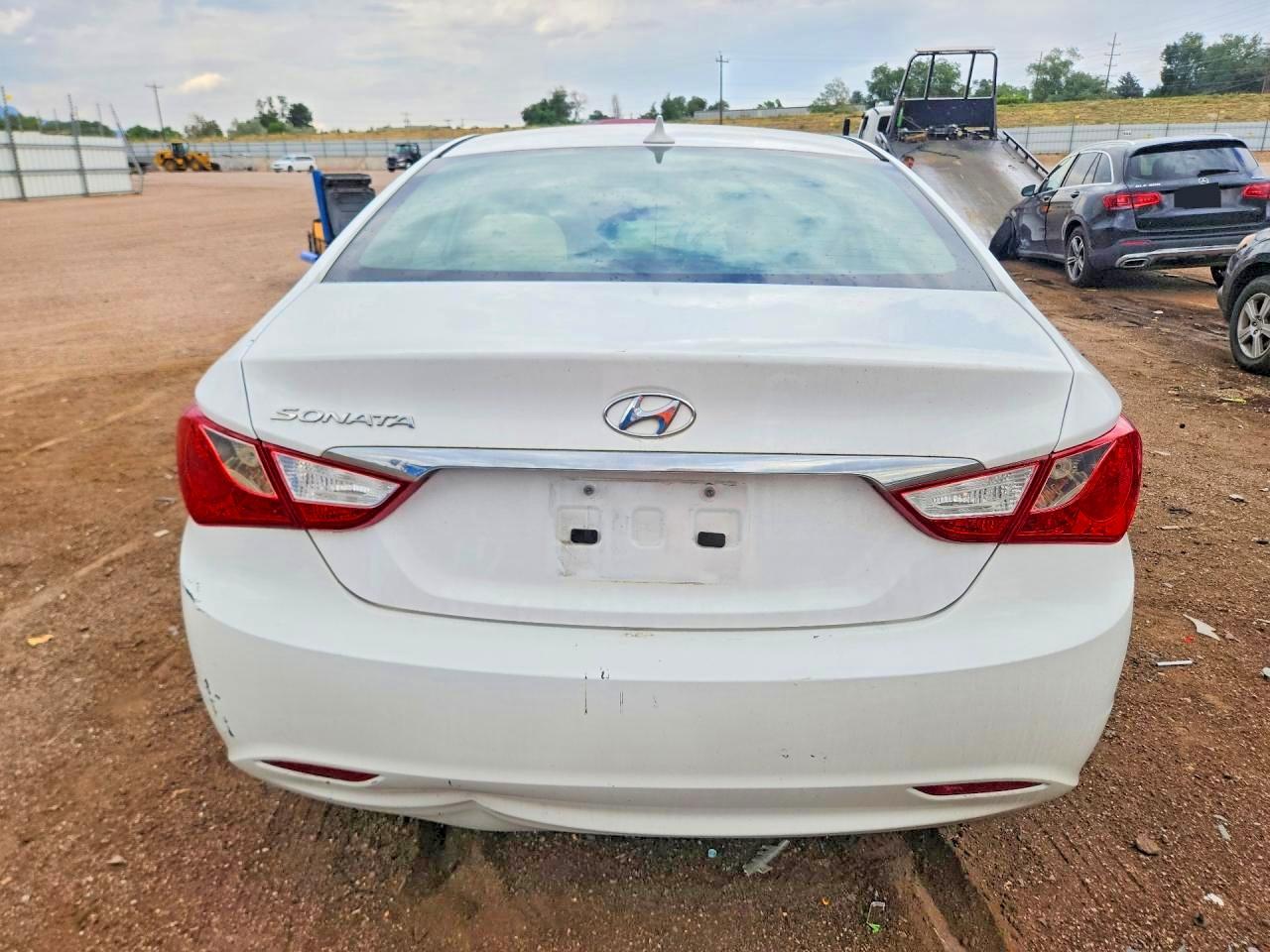 2012 Hyundai Sonata Gls Белый vin: 5NPEB4AC7CH461171