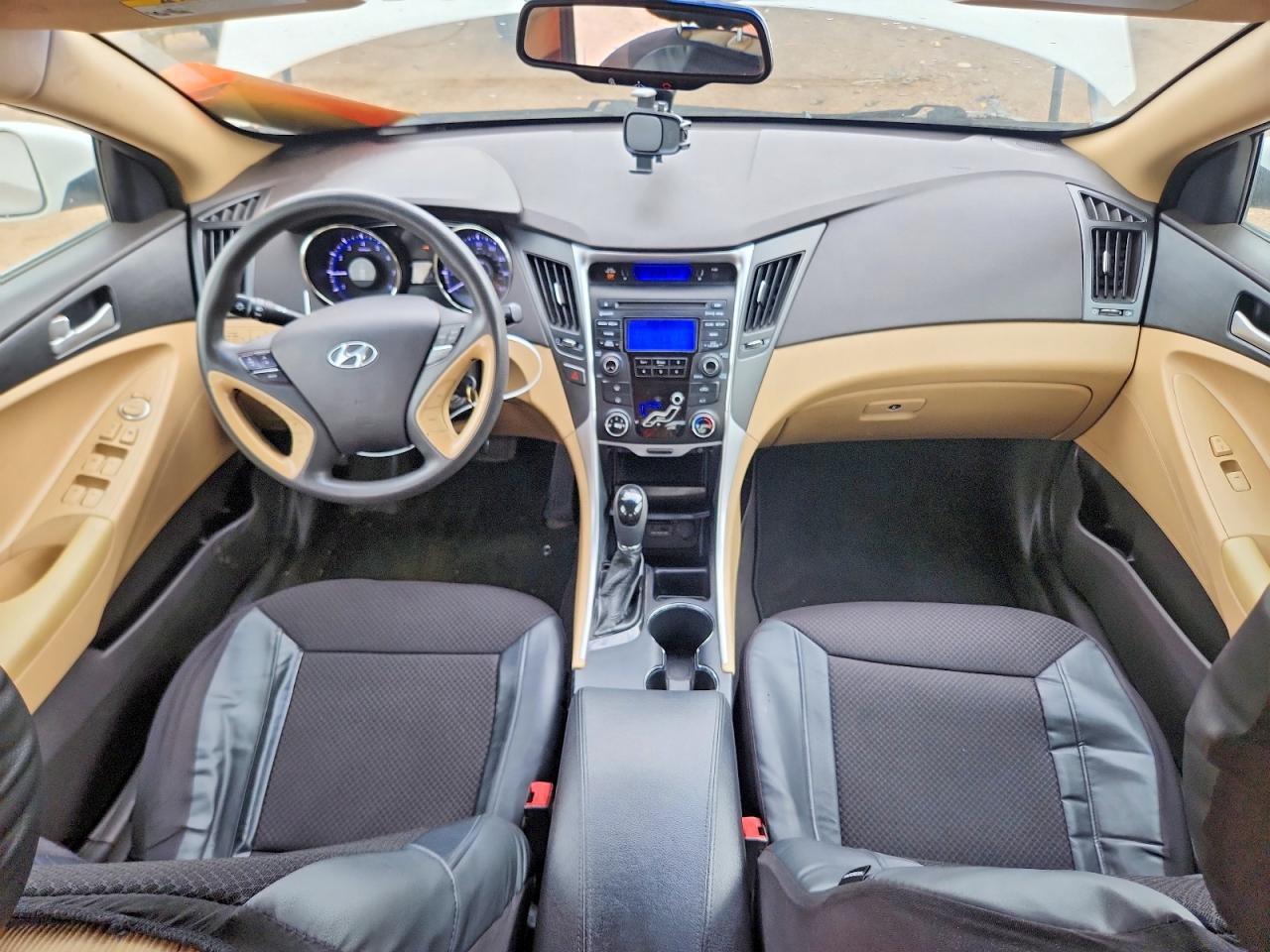 2012 Hyundai Sonata Gls Белый vin: 5NPEB4AC7CH461171