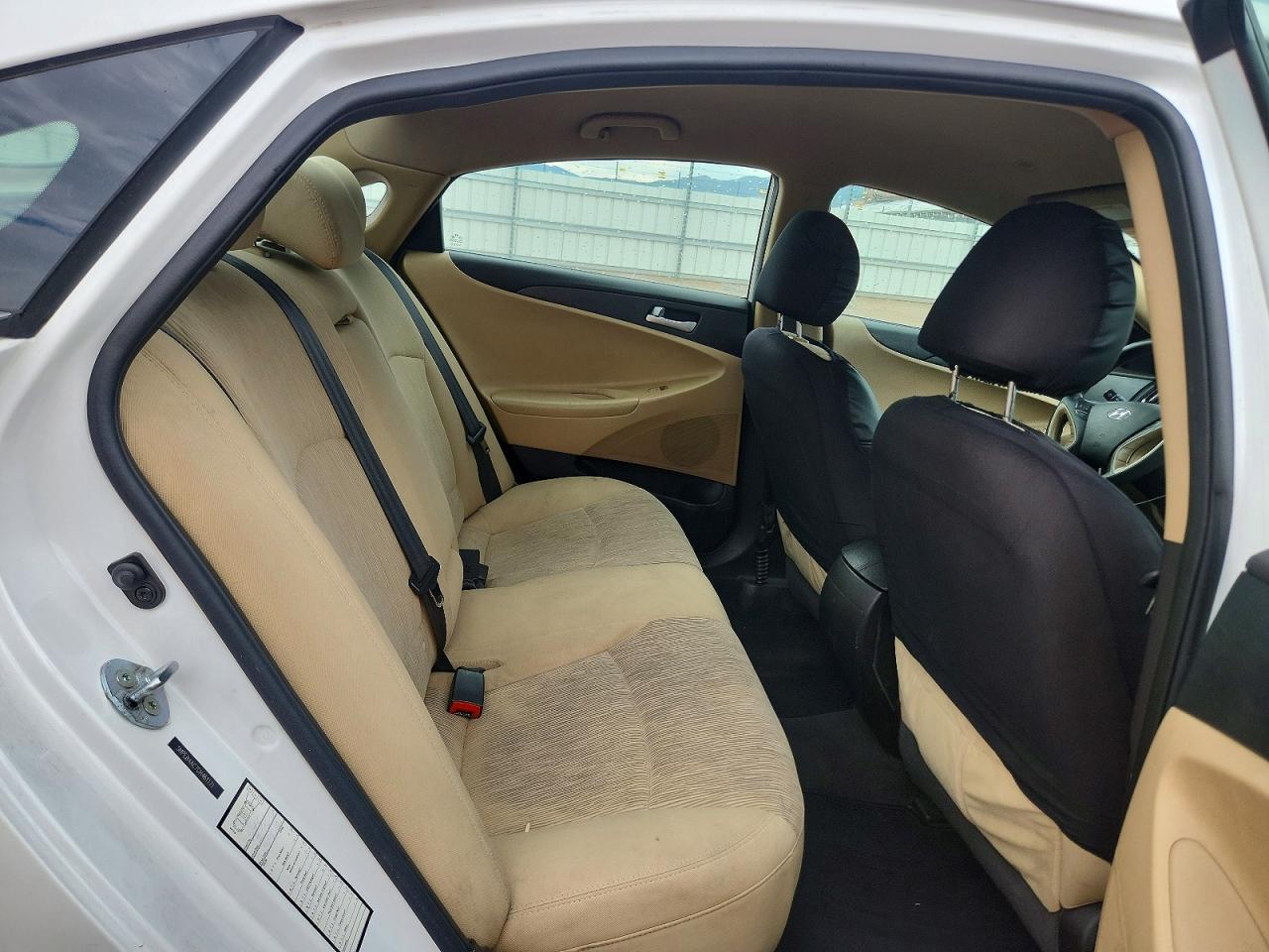 2012 Hyundai Sonata Gls Белый vin: 5NPEB4AC7CH461171