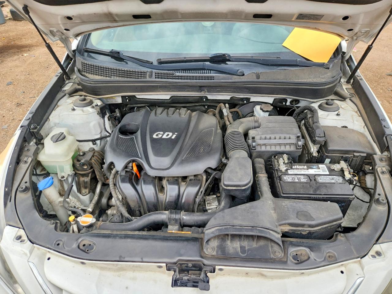 2012 Hyundai Sonata Gls Белый vin: 5NPEB4AC7CH461171