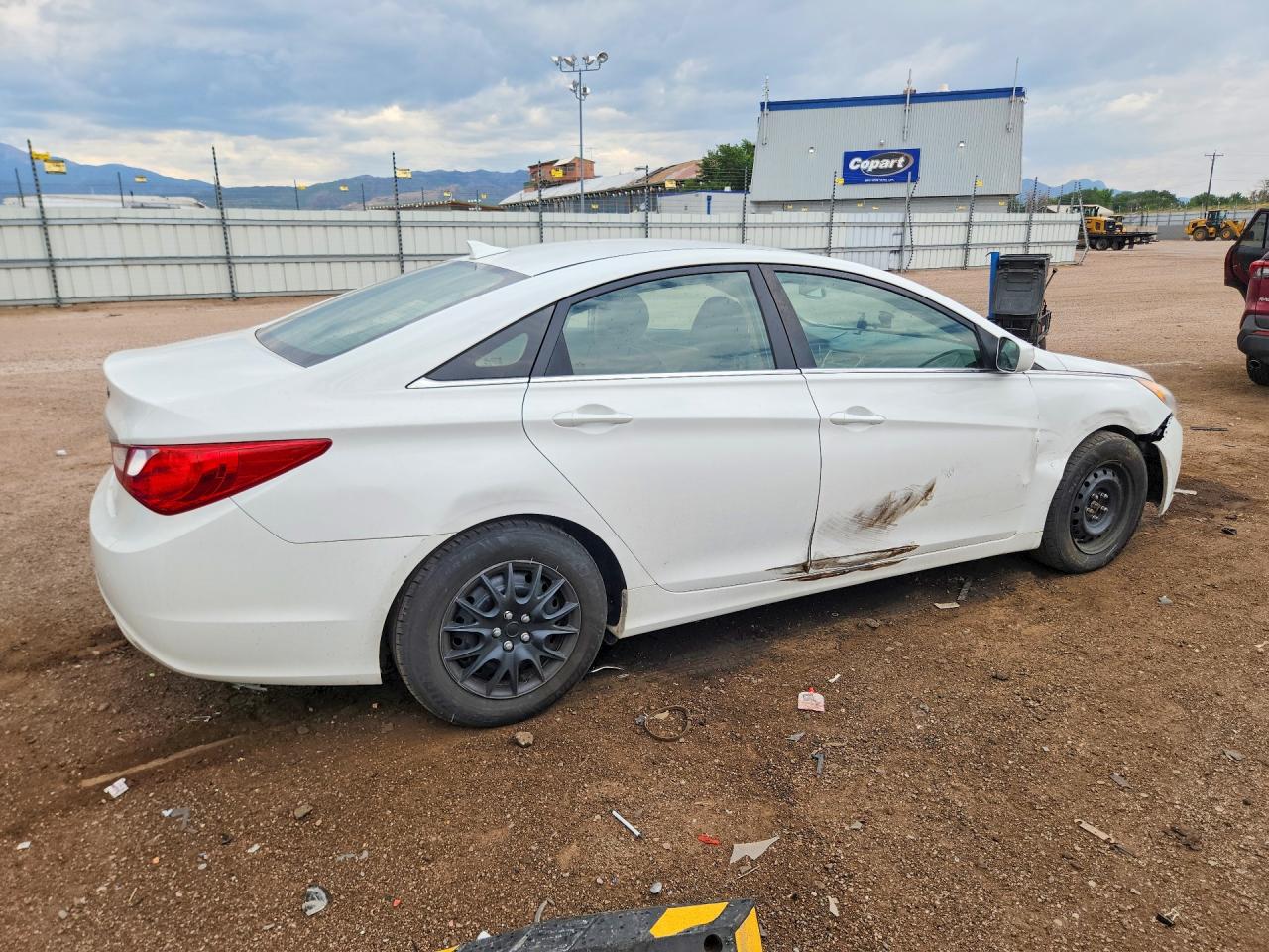 2012 Hyundai Sonata Gls Белый vin: 5NPEB4AC7CH461171
