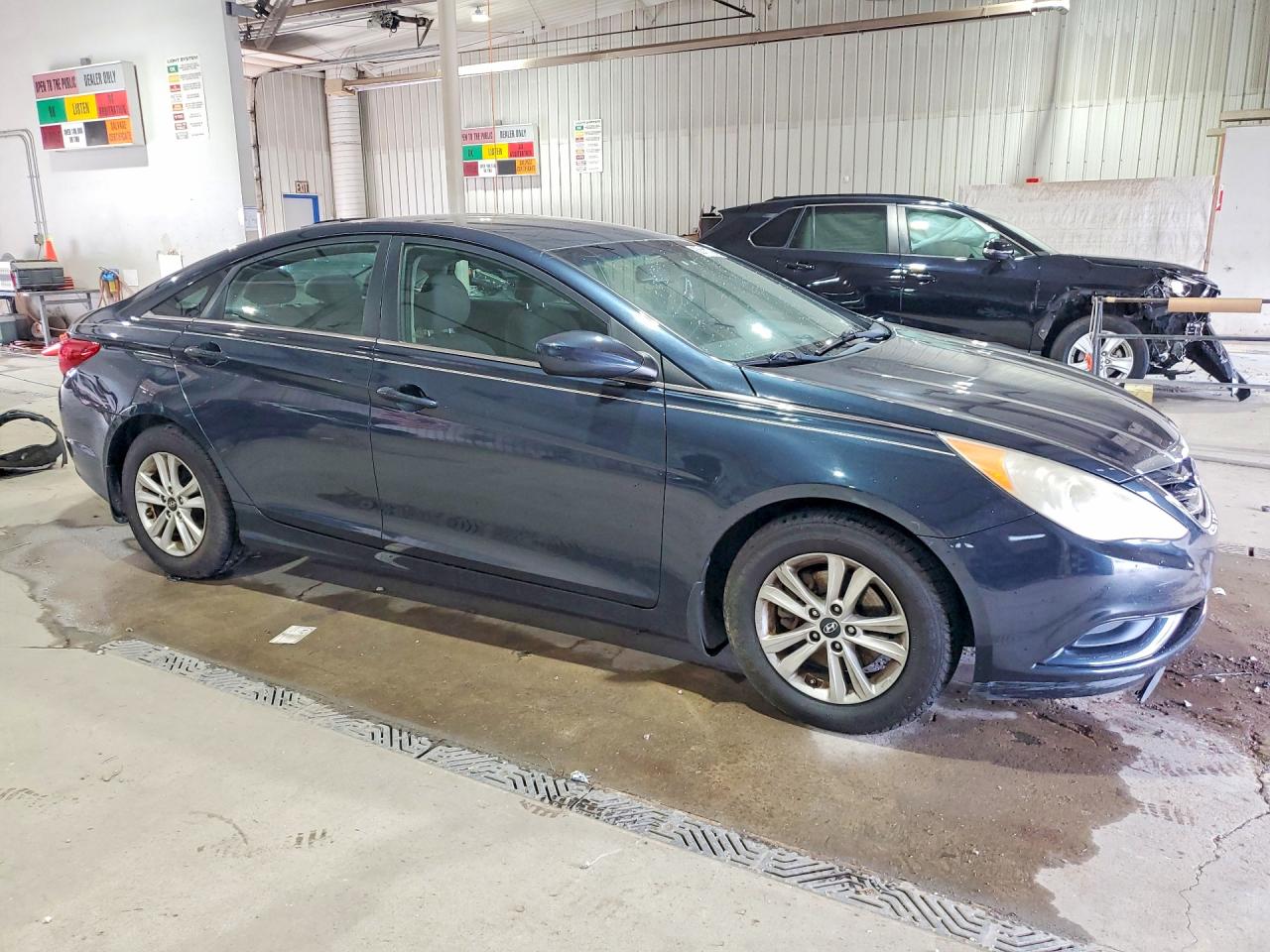 2012 Hyundai Sonata Gls Blue vin: 5NPEB4AC7CH470484