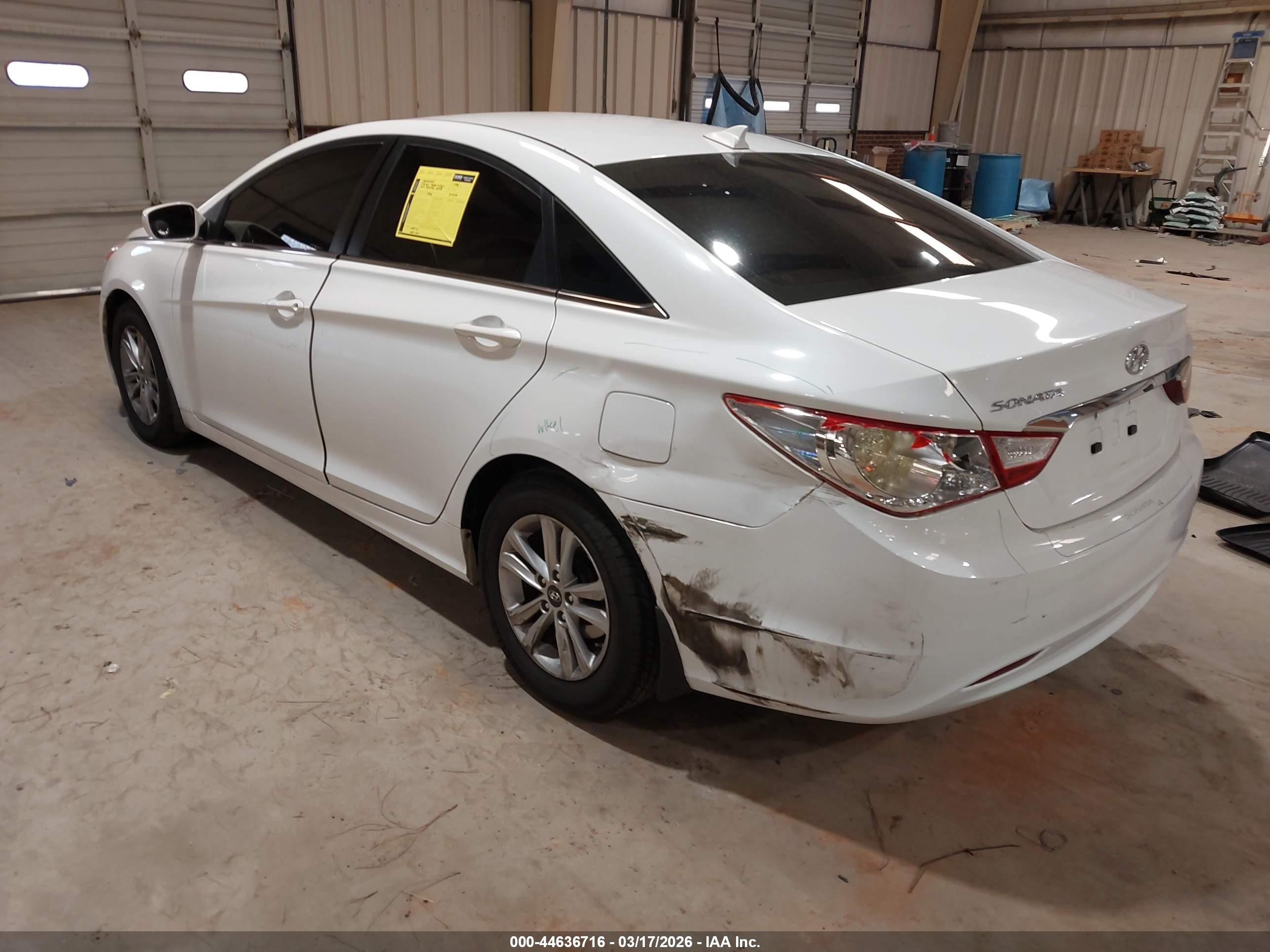 2012 Hyundai Sonata Gls Белый vin: 5NPEB4AC7CH477967