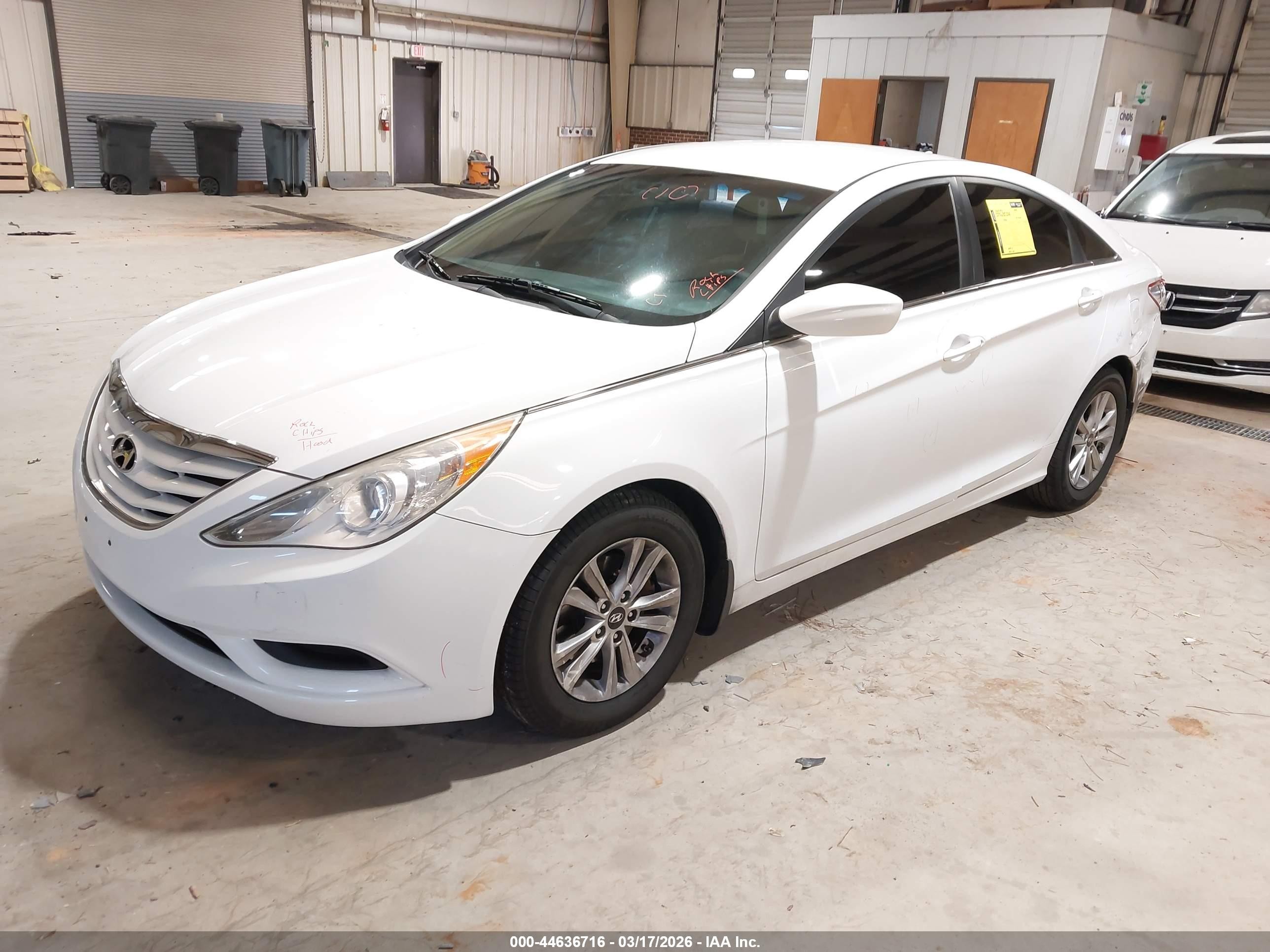 2012 Hyundai Sonata Gls Белый vin: 5NPEB4AC7CH477967