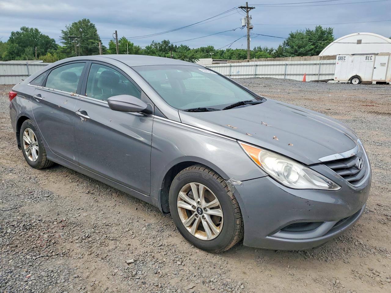 2012 Hyundai Sonata Gls Серый vin: 5NPEB4AC7CH478391