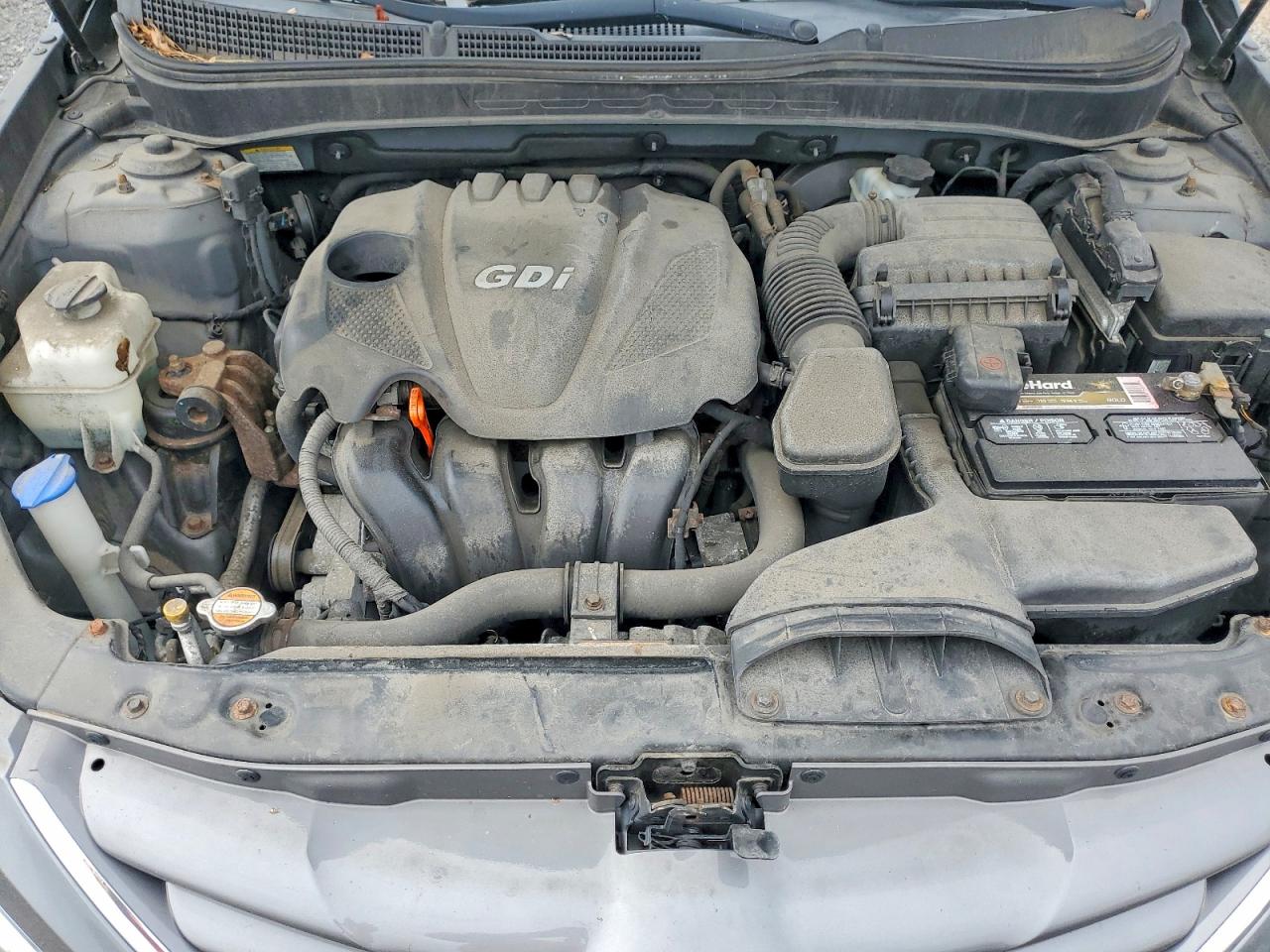 2012 Hyundai Sonata Gls Серый vin: 5NPEB4AC7CH478391