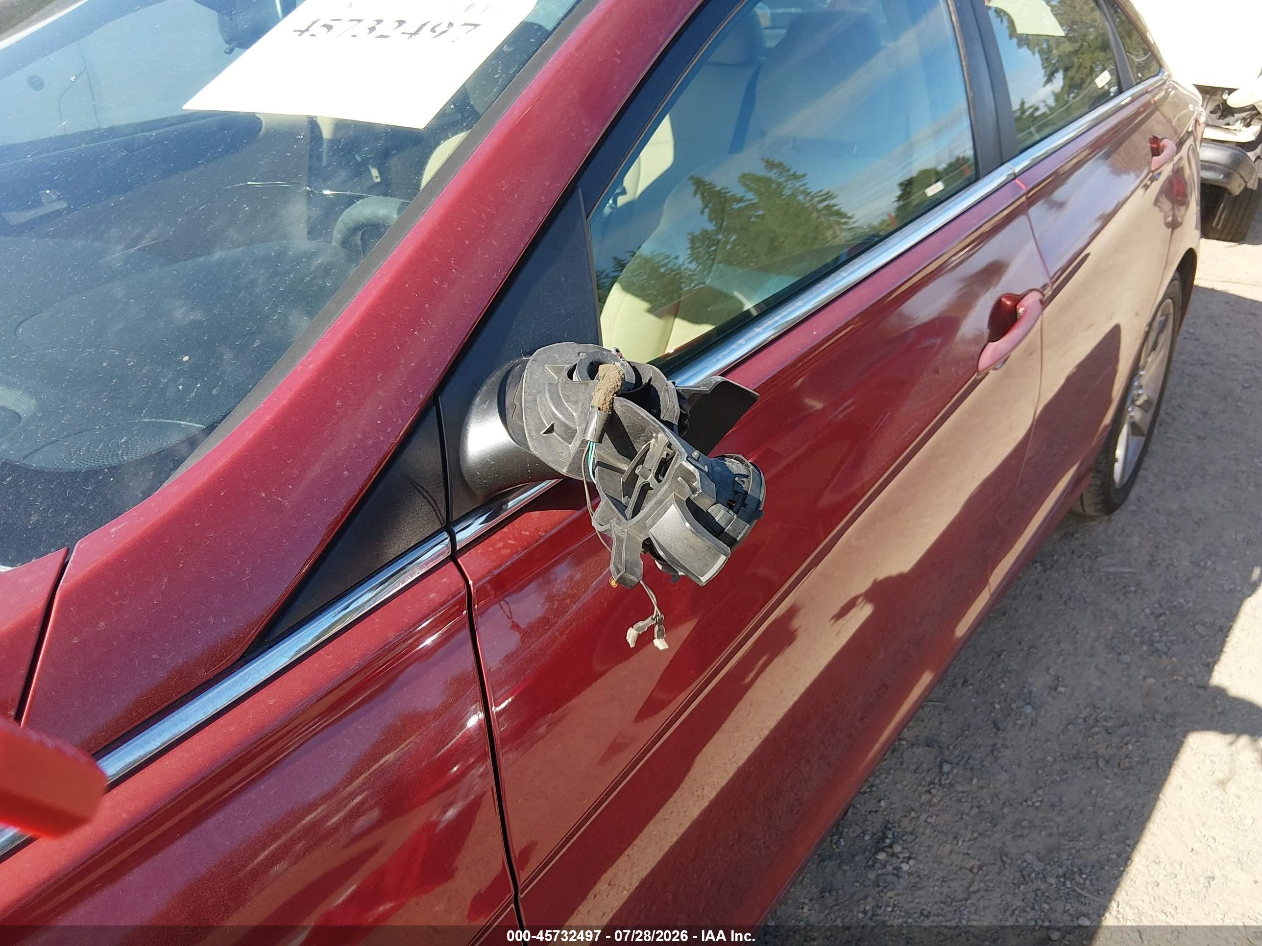 2012 Hyundai Sonata Gls Red vin: 5NPEB4AC7CH480688
