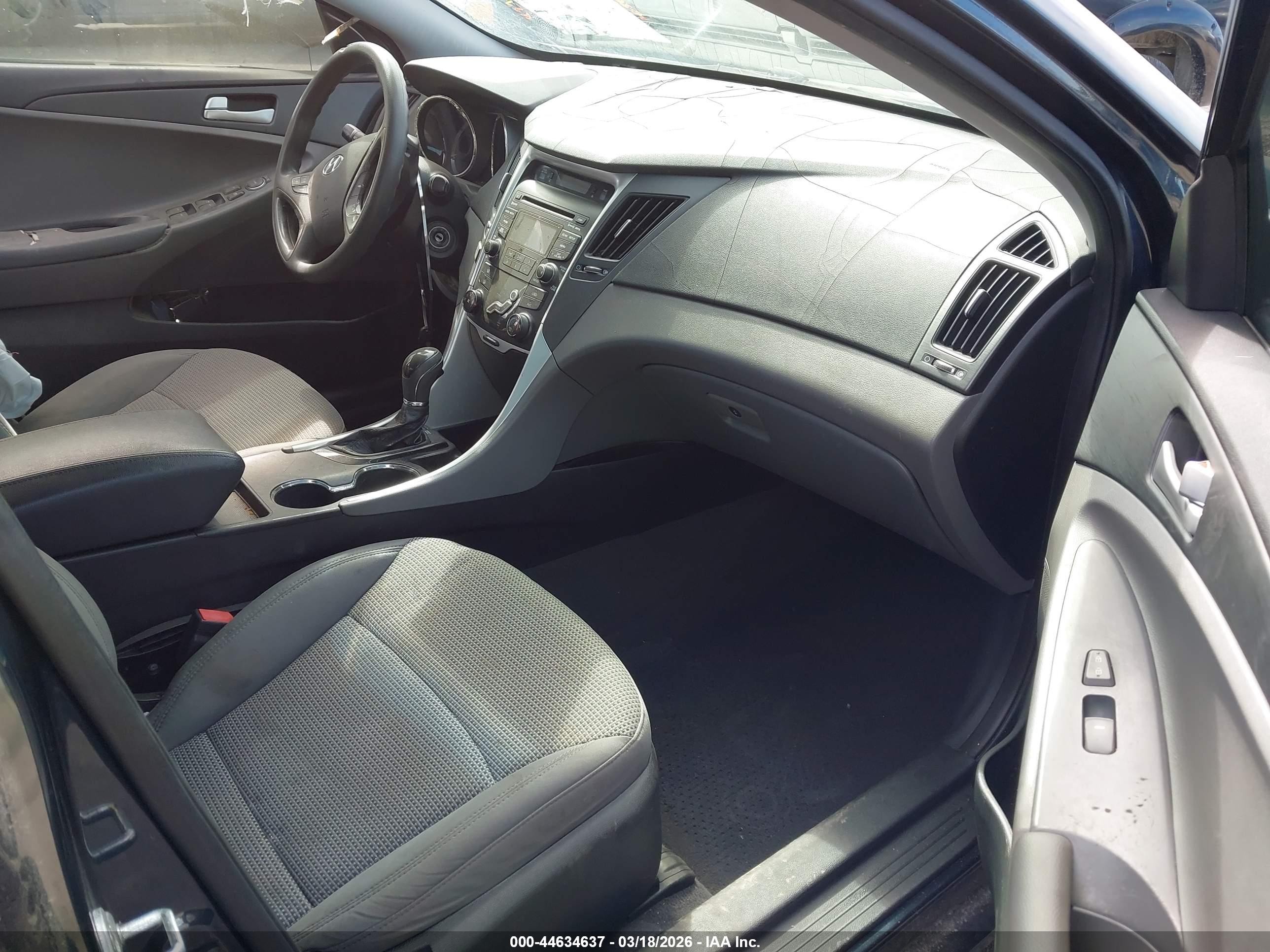 2012 Hyundai Sonata Gls Dark Blue vin: 5NPEB4AC7CH483638
