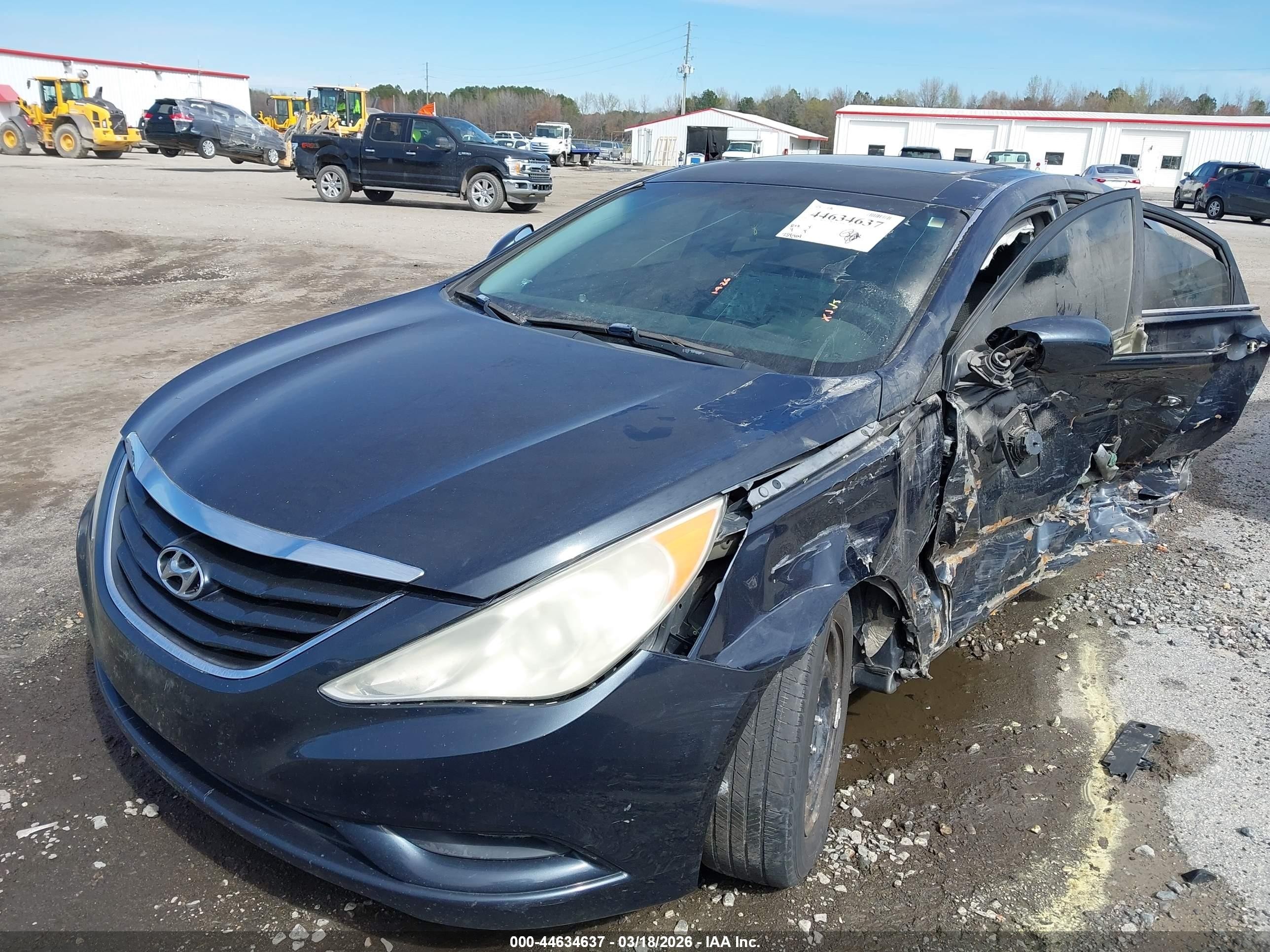 2012 Hyundai Sonata Gls Dark Blue vin: 5NPEB4AC7CH483638