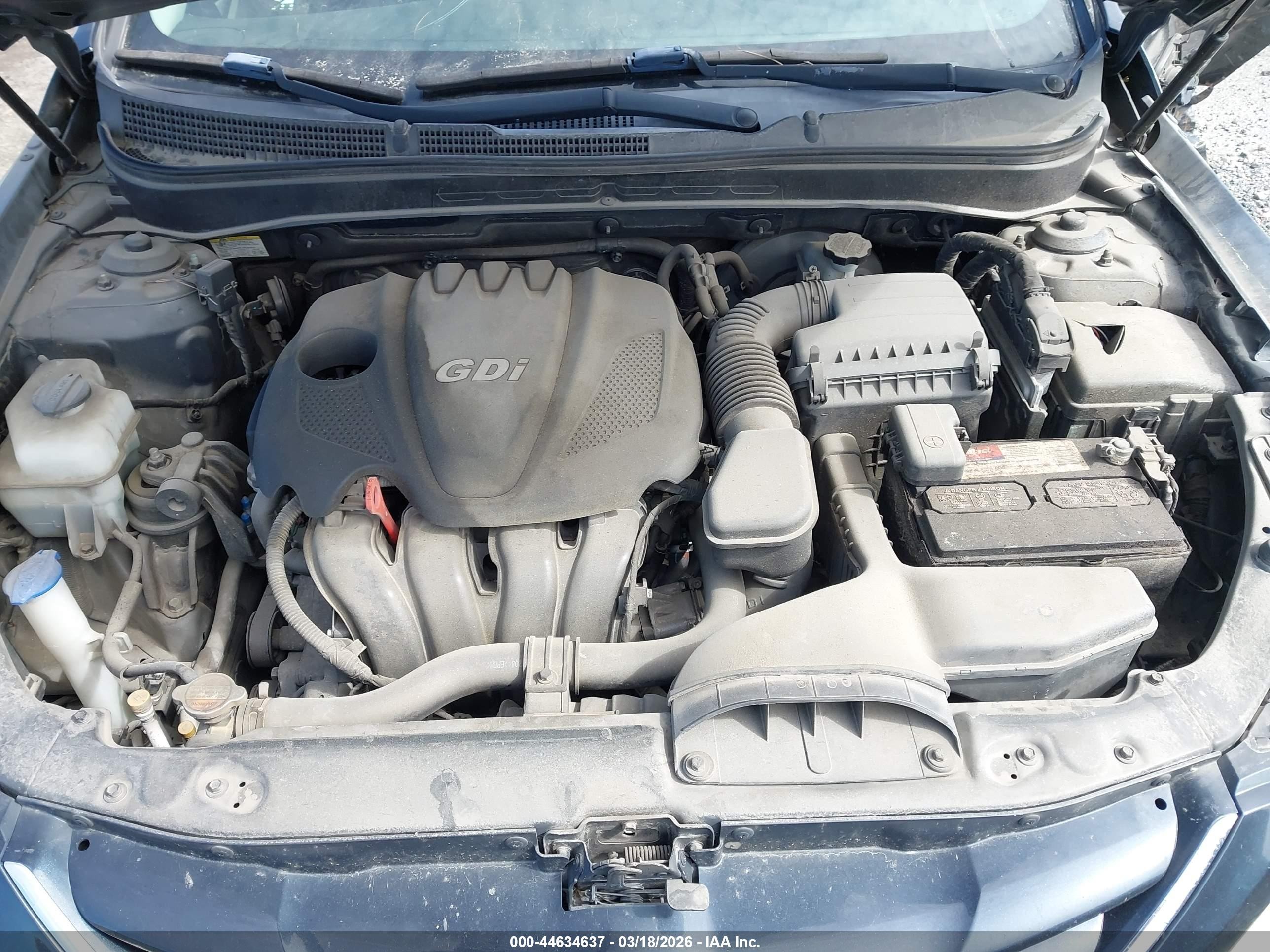 2012 Hyundai Sonata Gls Dark Blue vin: 5NPEB4AC7CH483638