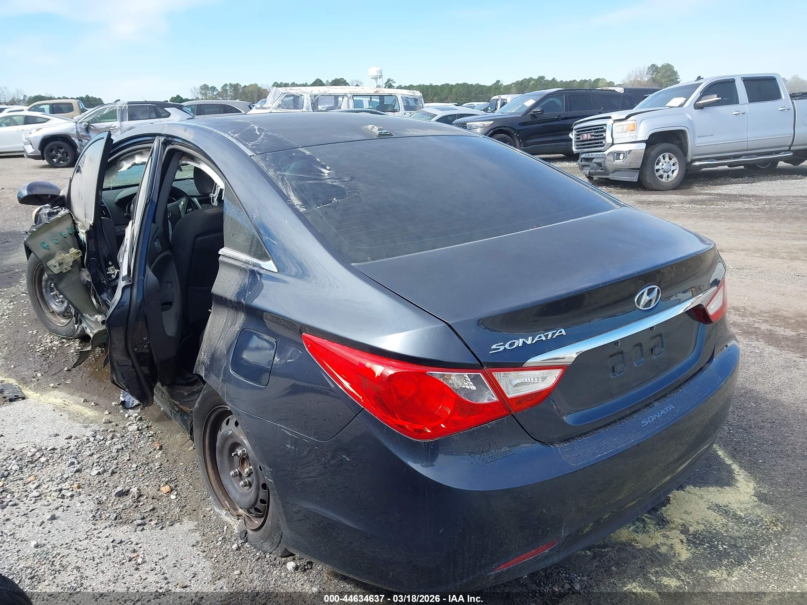 2012 Hyundai Sonata Gls Dark Blue vin: 5NPEB4AC7CH483638