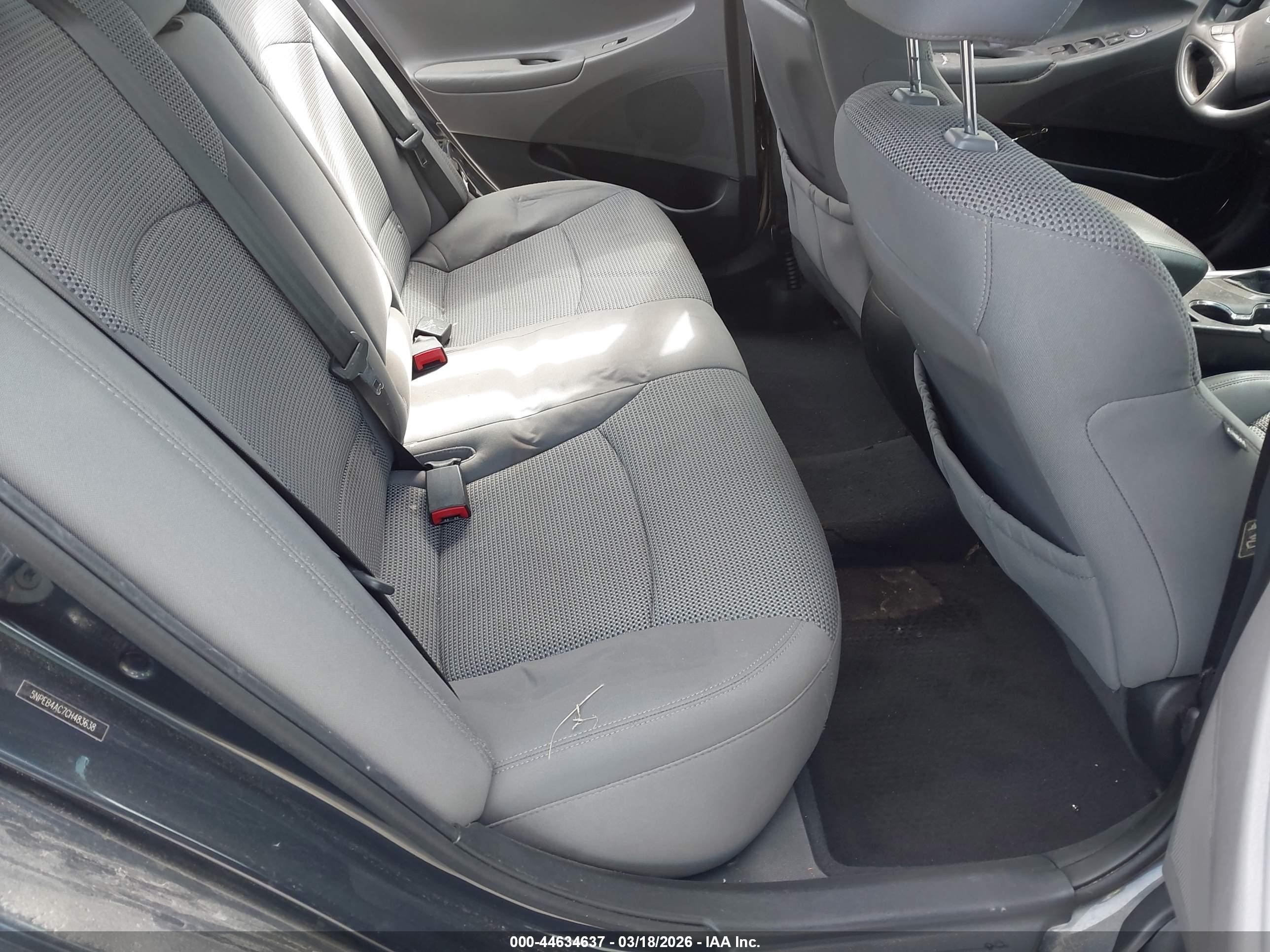 2012 Hyundai Sonata Gls Dark Blue vin: 5NPEB4AC7CH483638
