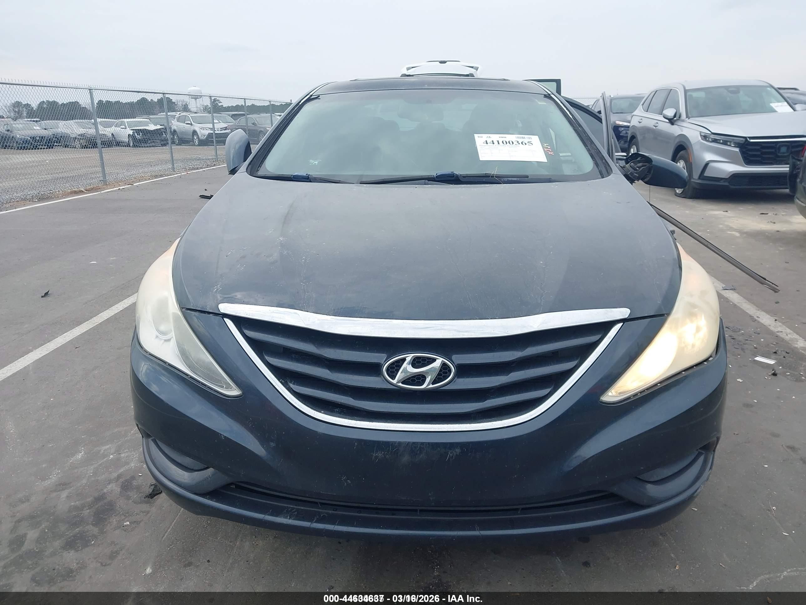 2012 Hyundai Sonata Gls Dark Blue vin: 5NPEB4AC7CH483638