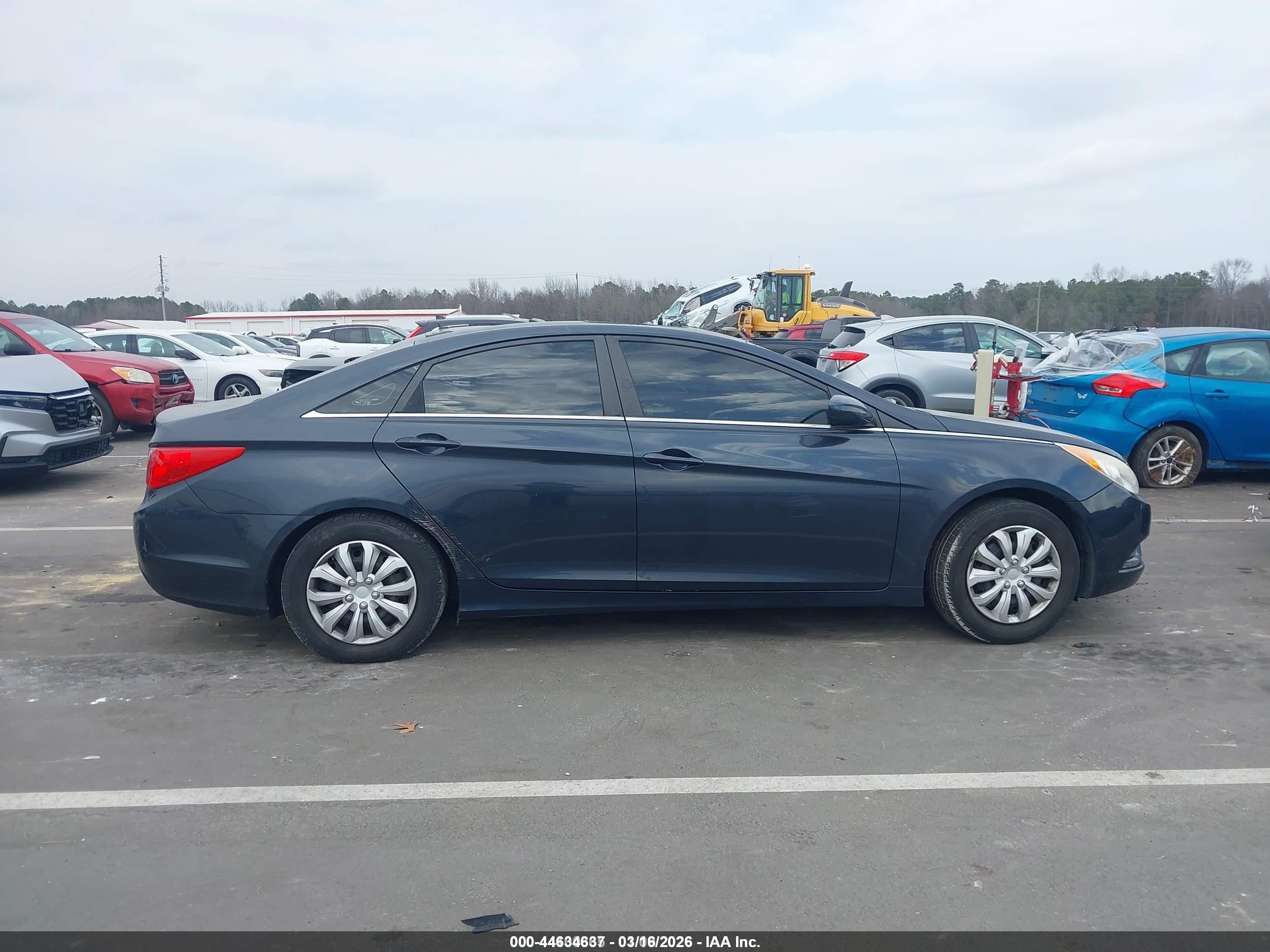 2012 Hyundai Sonata Gls Dark Blue vin: 5NPEB4AC7CH483638