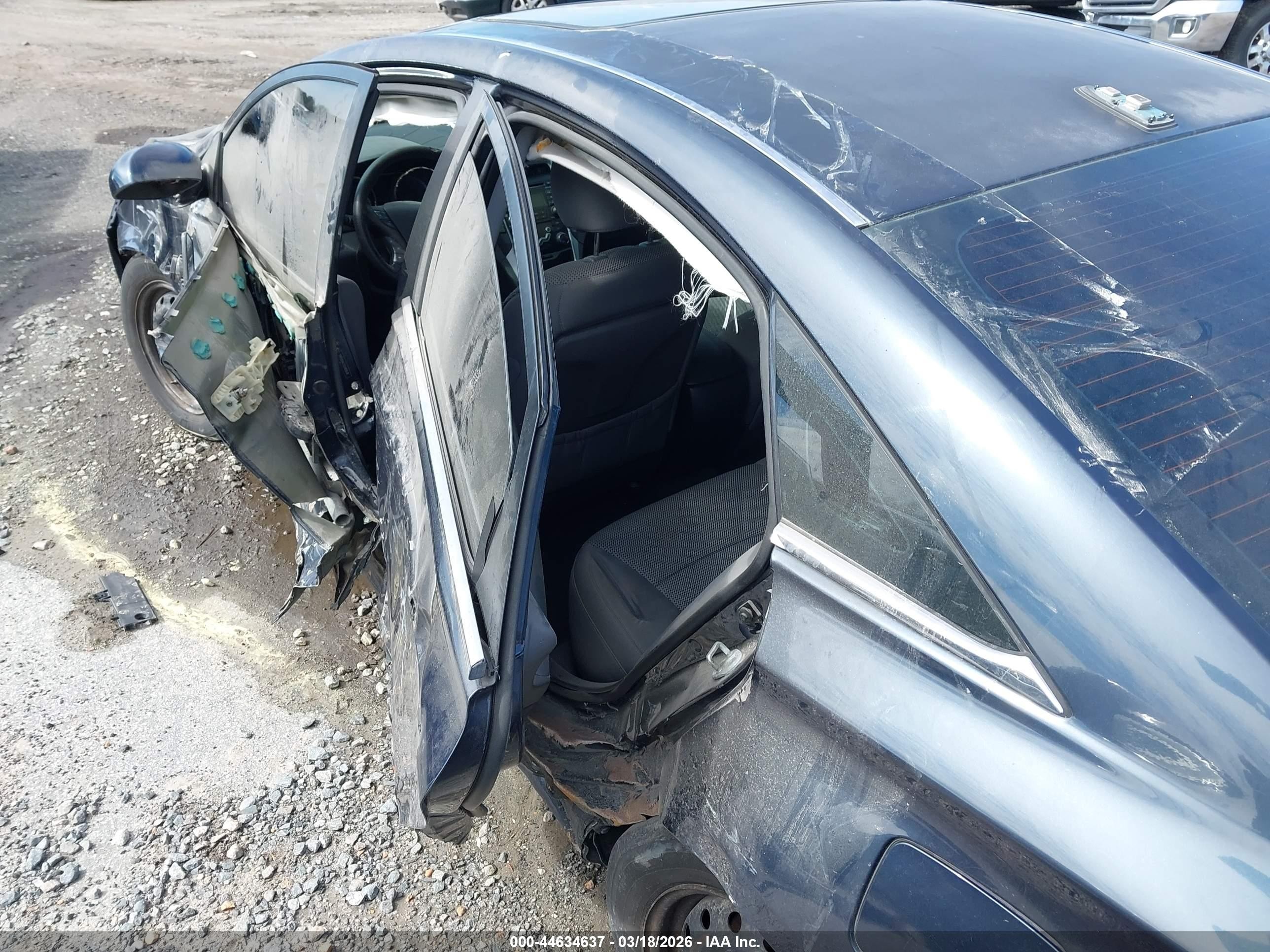 2012 Hyundai Sonata Gls Dark Blue vin: 5NPEB4AC7CH483638