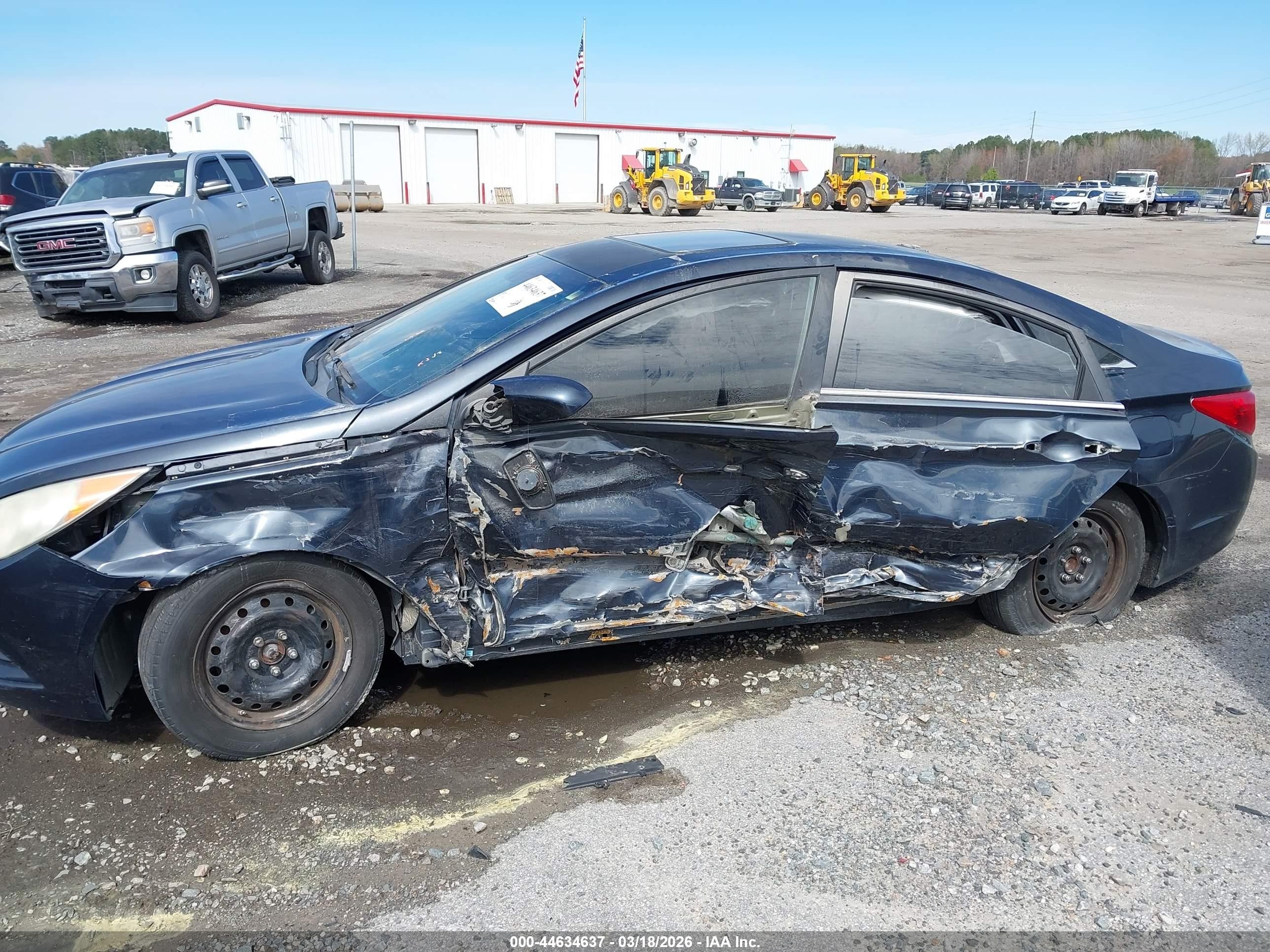 2012 Hyundai Sonata Gls Dark Blue vin: 5NPEB4AC7CH483638