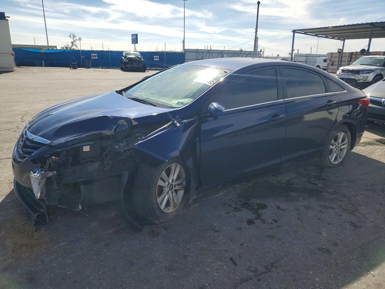 2012 Hyundai Sonata Gls Blue vin: 5NPEB4AC7CH484840