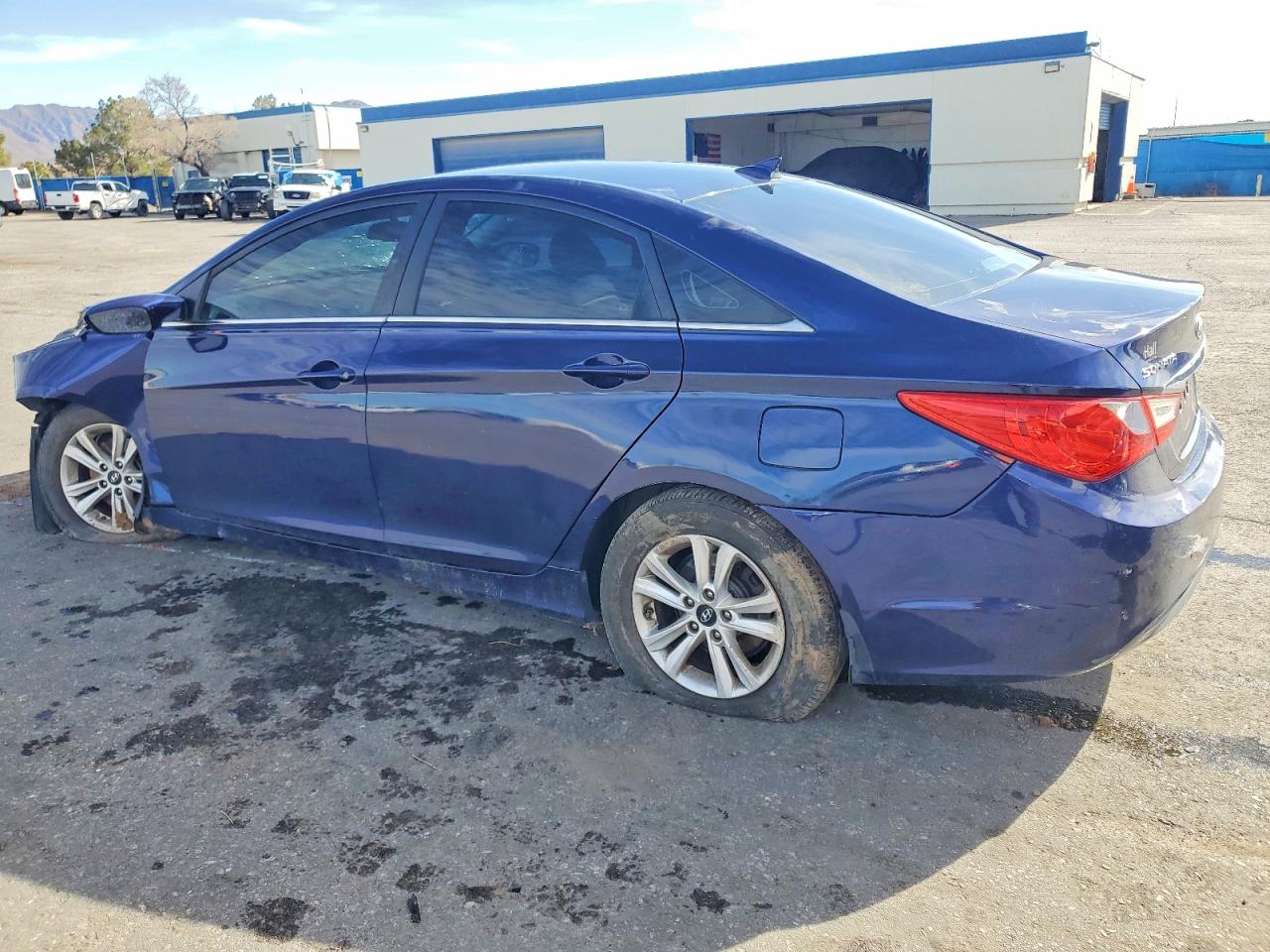 2012 Hyundai Sonata Gls Blue vin: 5NPEB4AC7CH484840