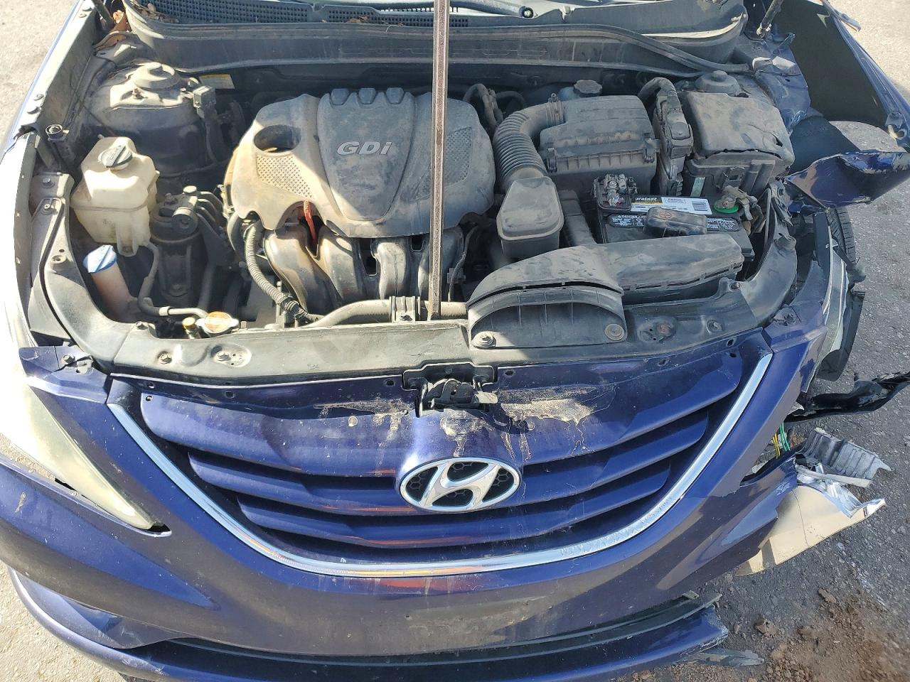 2012 Hyundai Sonata Gls Blue vin: 5NPEB4AC7CH484840