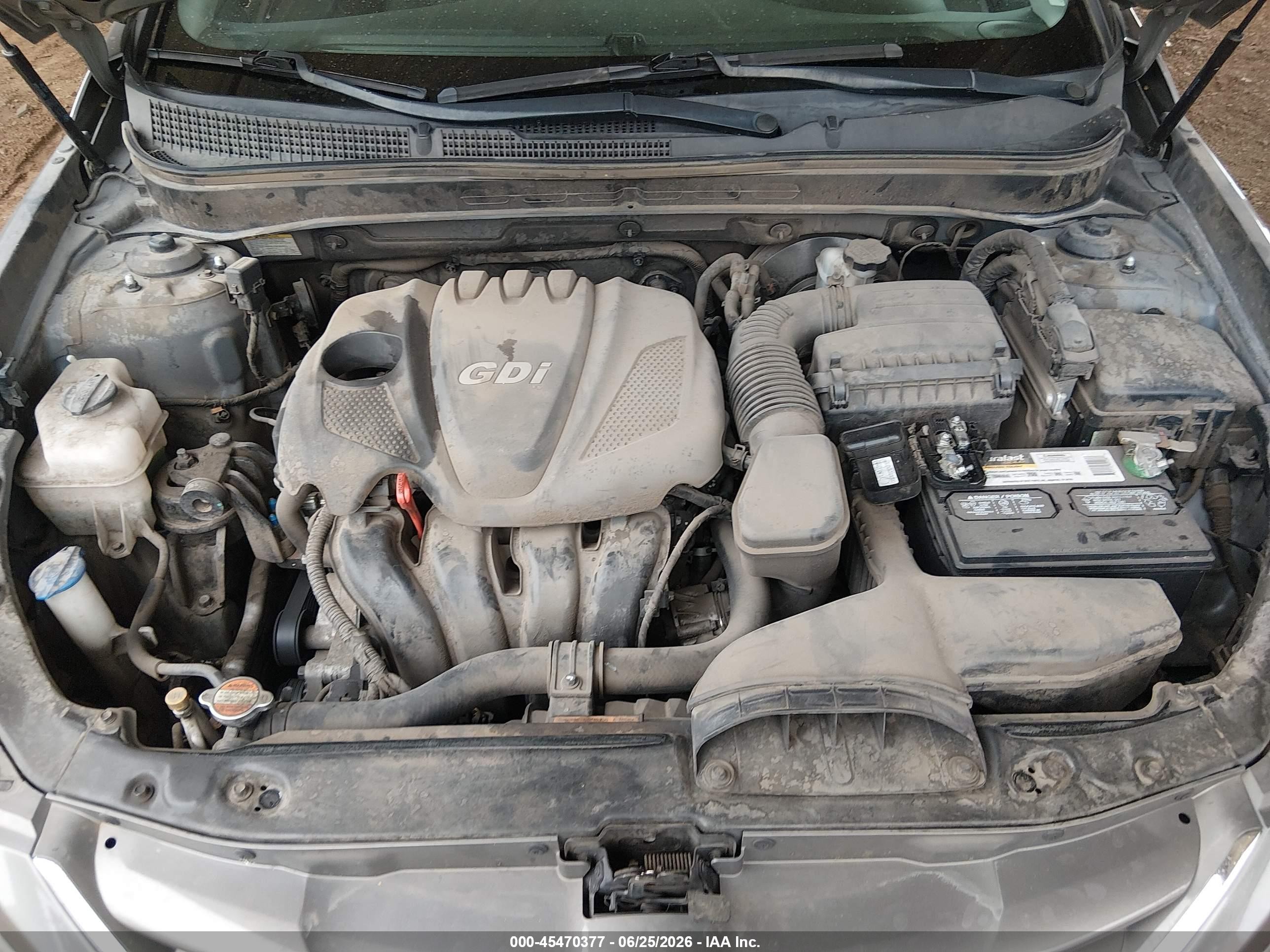 2012 Hyundai Sonata Gls Silver vin: 5NPEB4AC7CH485390