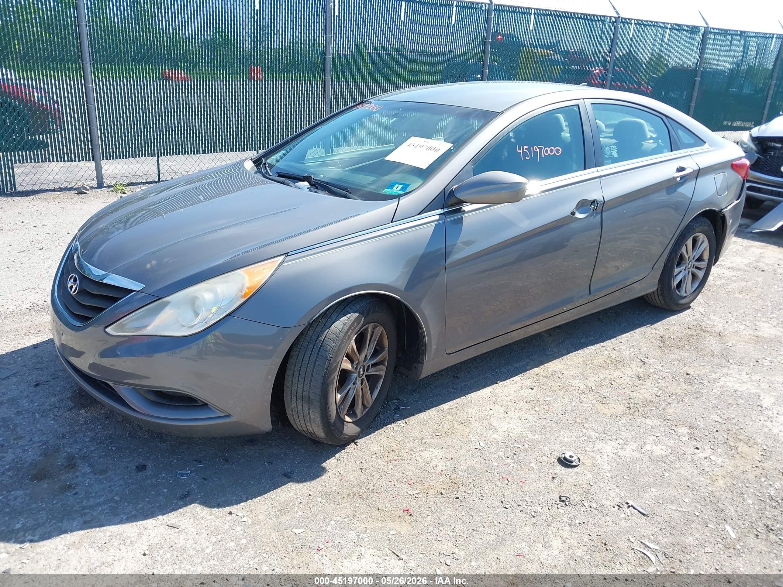 2012 Hyundai Sonata Gls Gray vin: 5NPEB4AC7CH486782