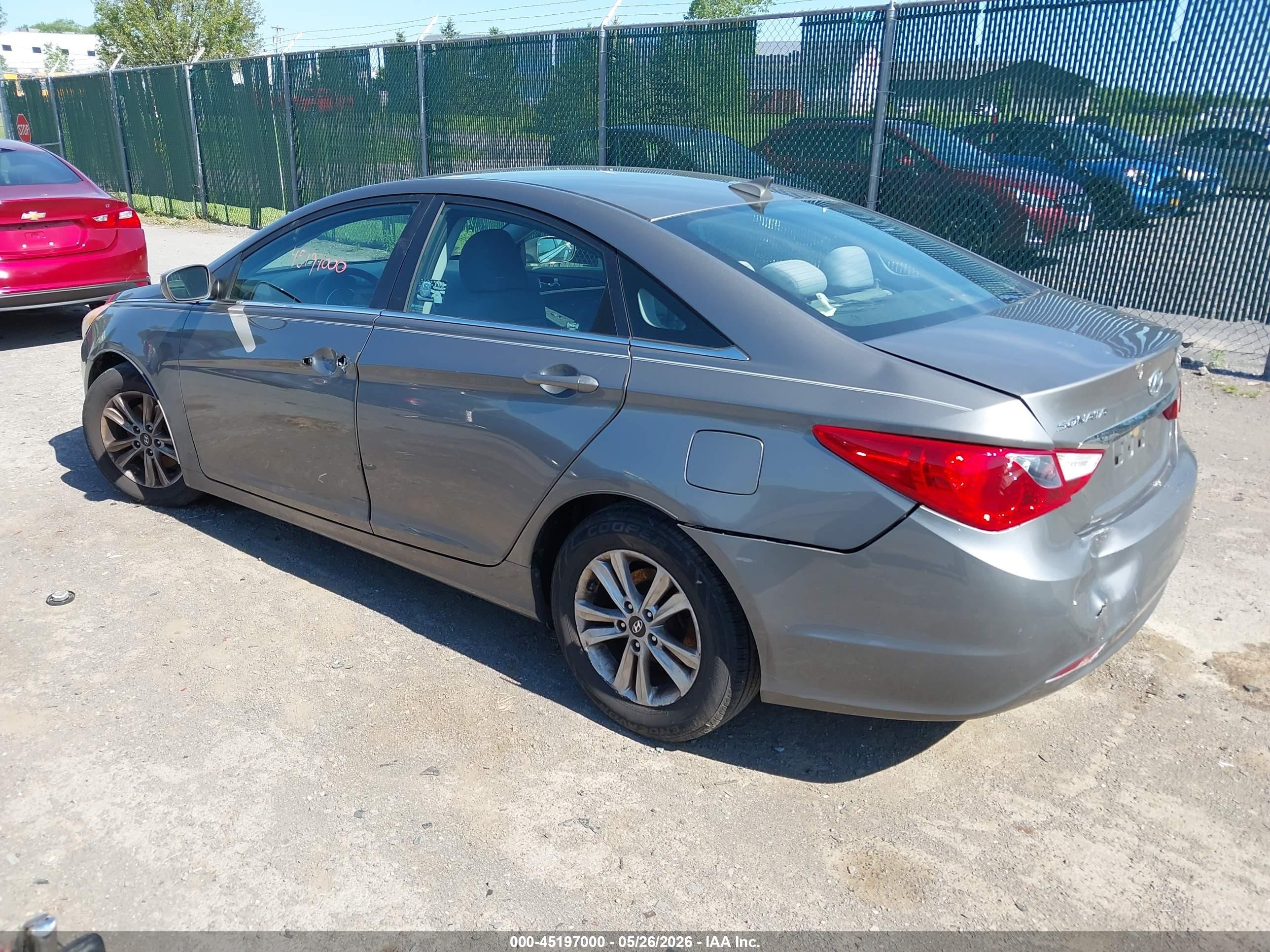 2012 Hyundai Sonata Gls Gray vin: 5NPEB4AC7CH486782