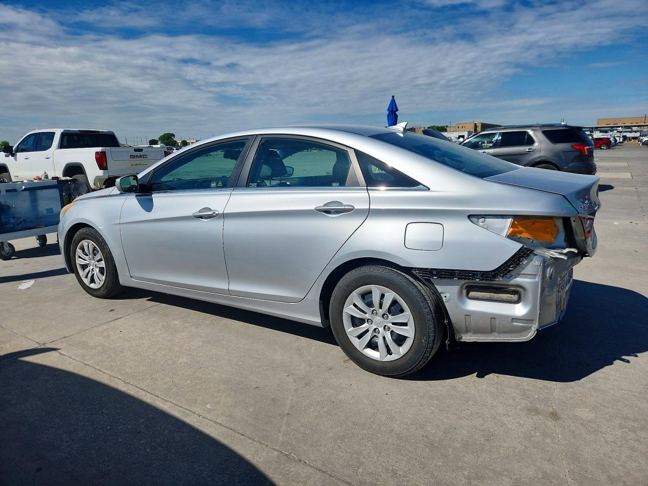 2012 Hyundai Sonata Gls Silver vin: 5NPEB4AC7CH488323